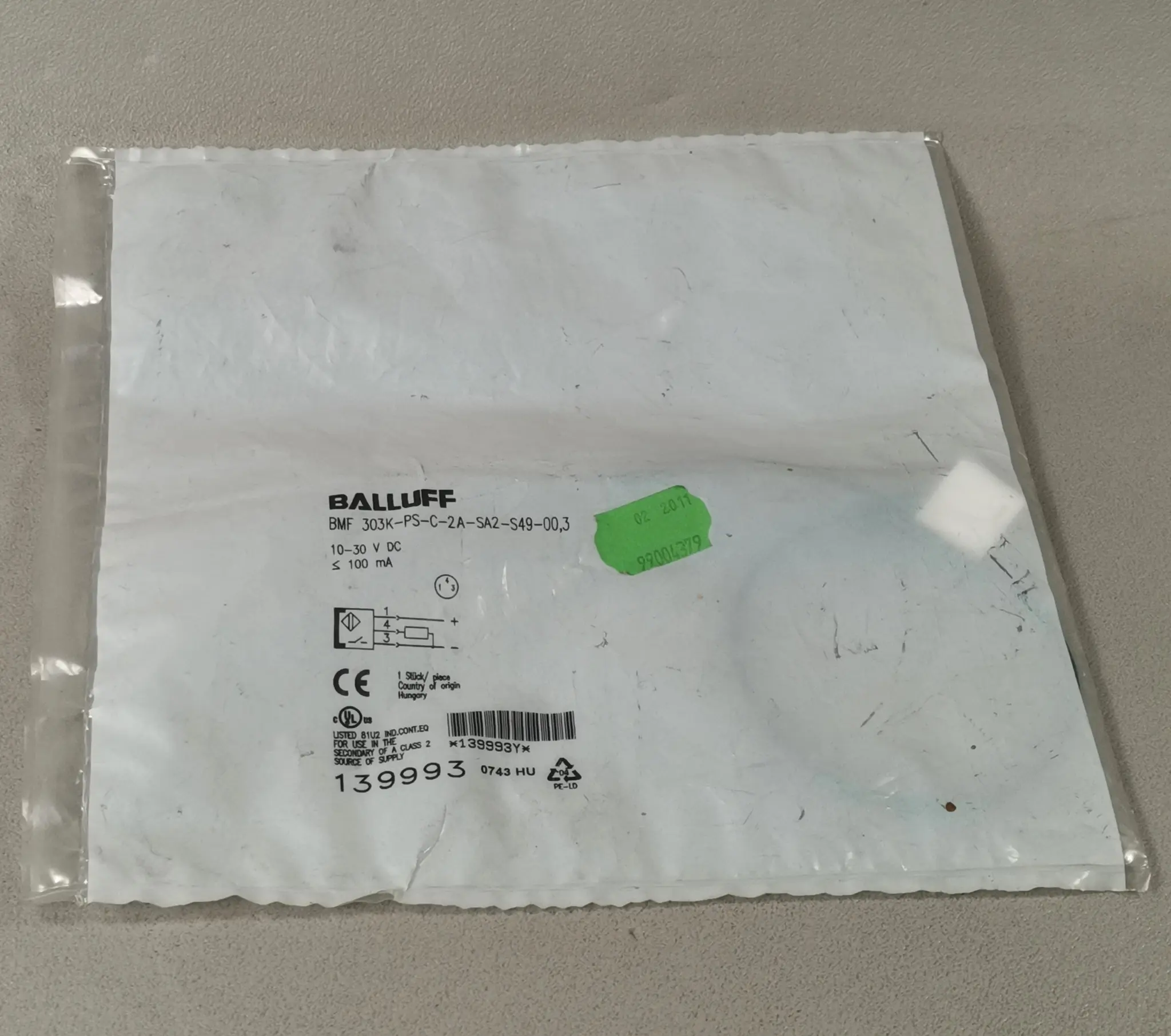 Produktfoto 1 von Balluff BMF 303K-PS-C-2A-SA2-S49-00,3 NEU OVP