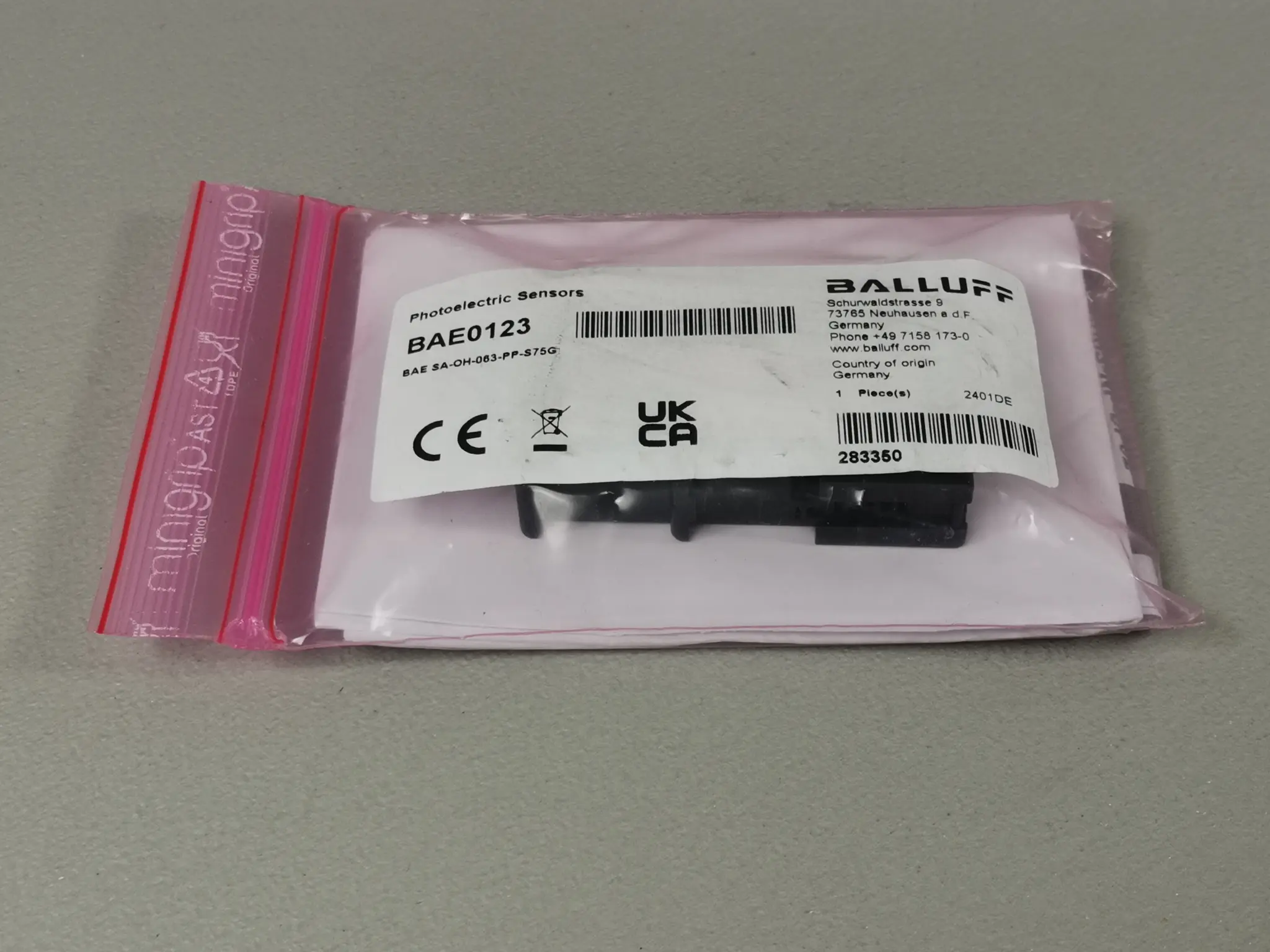 Produktfoto 1 von Balluff BAE0123 NEU OVP