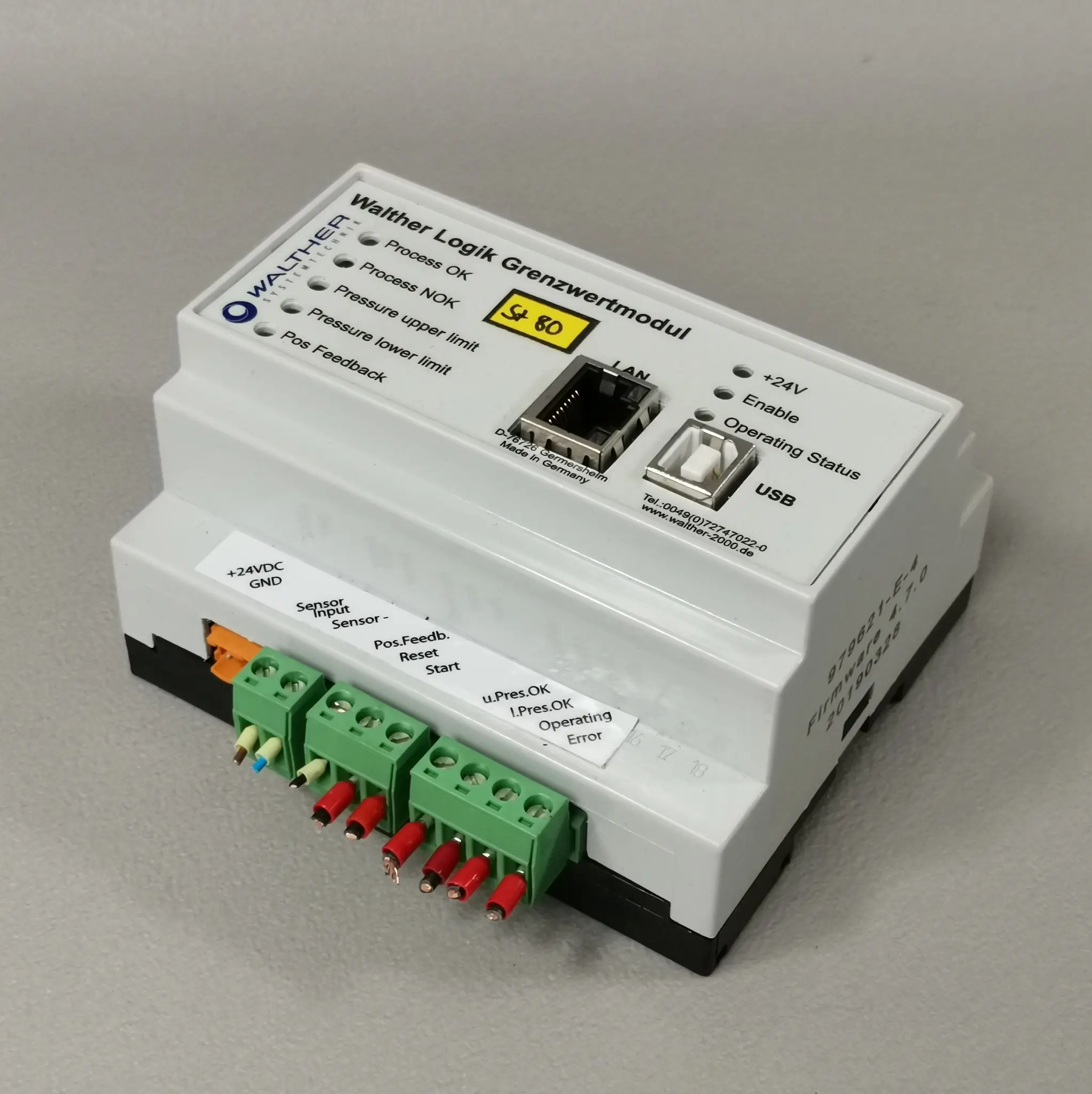 Produktfoto 1 von Walther Logik Grenzwertmodul 979621-E-4