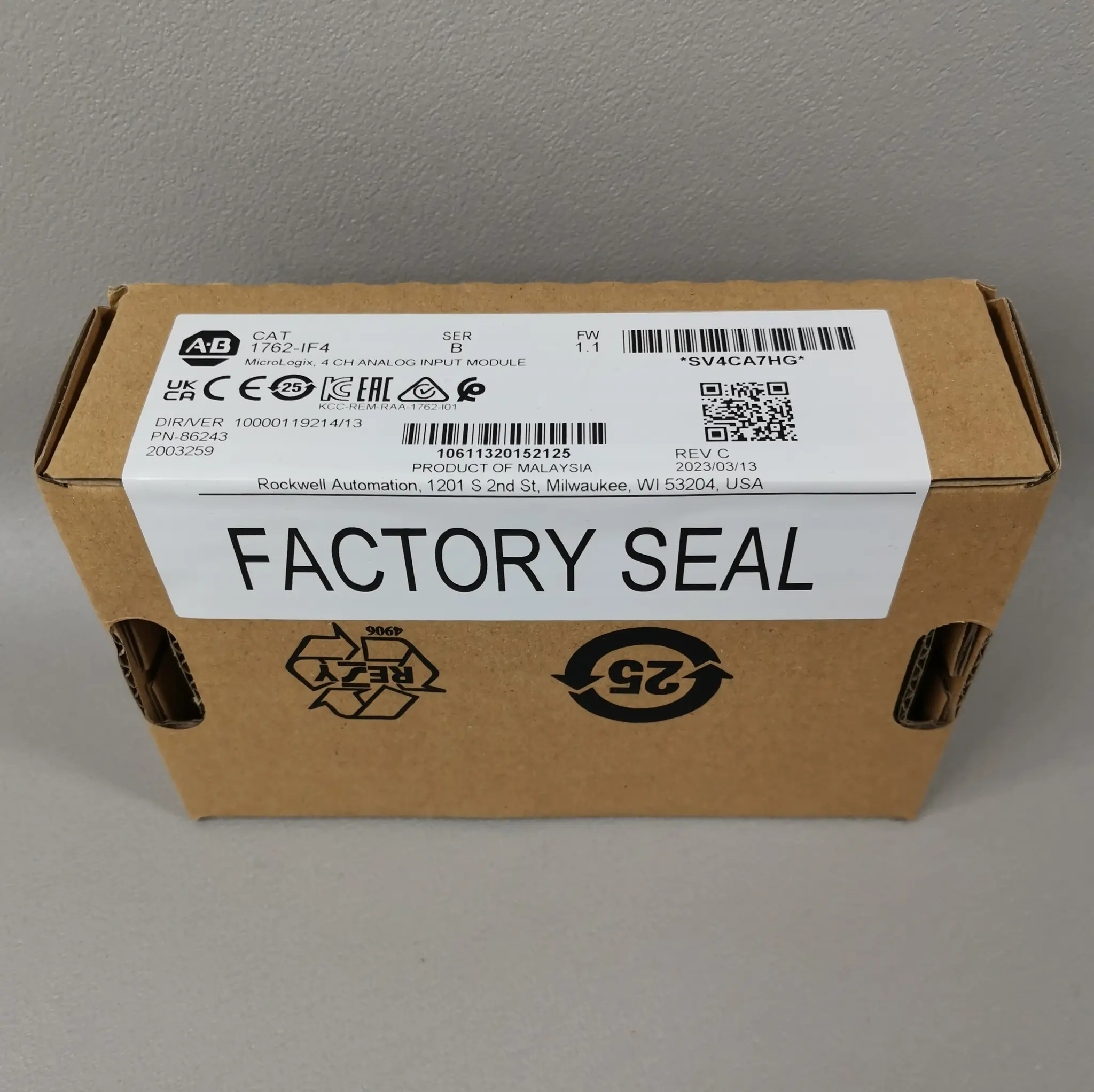 Produktfoto 1 von Allen Bradley 1762-IF4 NEU OVP versiegelt