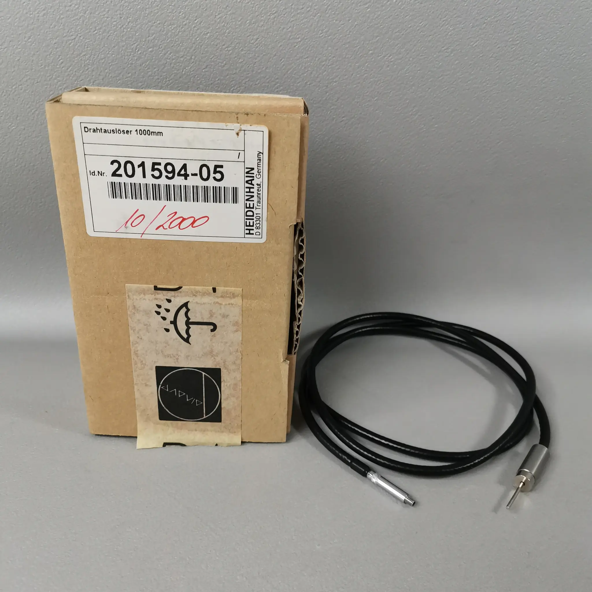 Produktfoto 1 von Heidenhain 201594-05 Drahtauslöser 1000mm NEU OVP