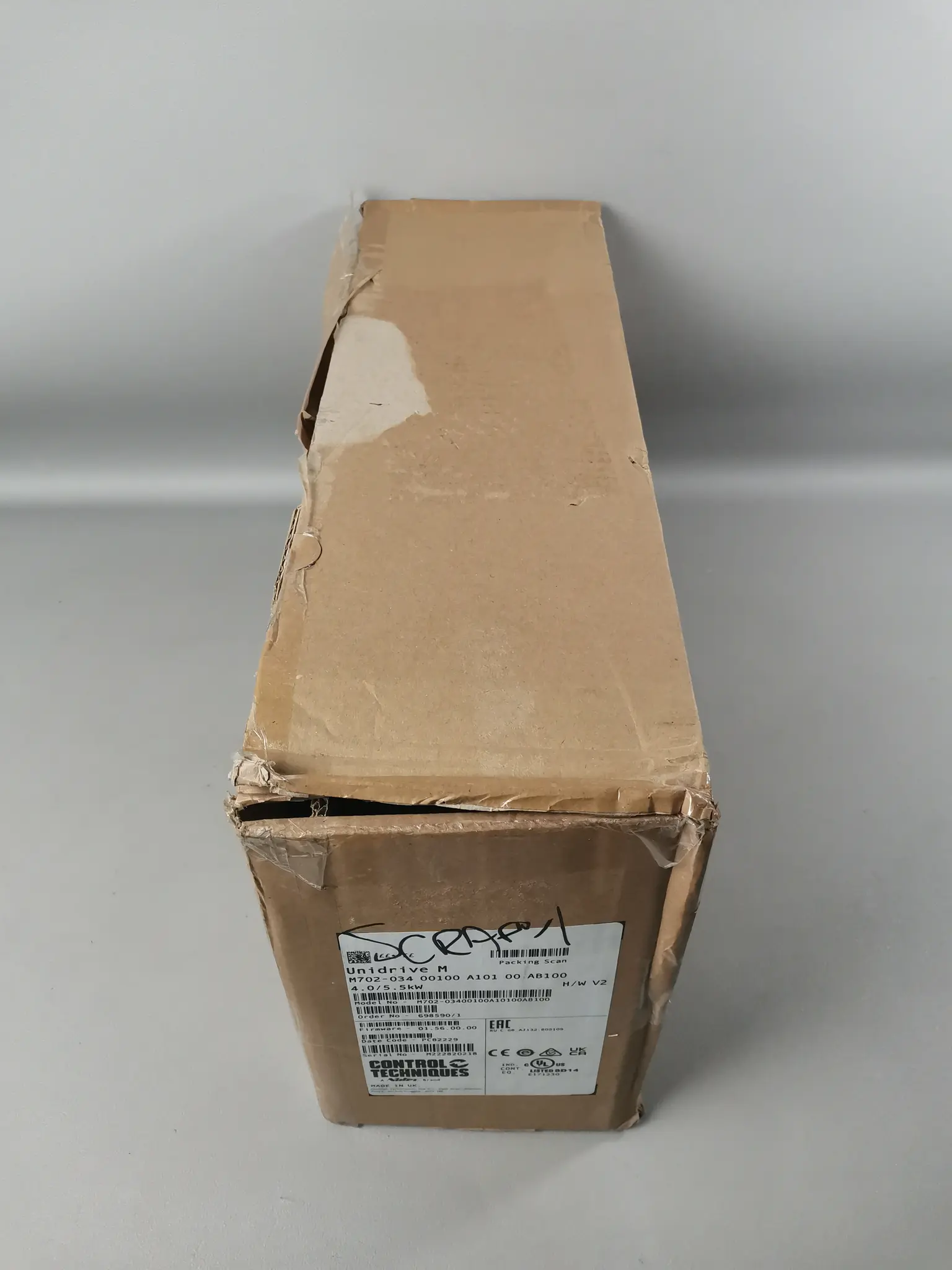 Produktfoto 1 von Nidec / Control Techniques Unidrive M702-03400100A10100AB100 698590/1 NEU OVP