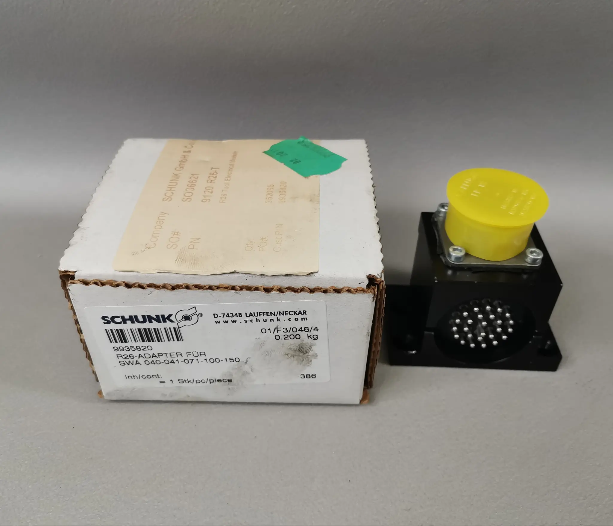 Produktfoto 1 von Schunk R26-ADAPTER für SWA 040-041-071-100-150 mit OVP