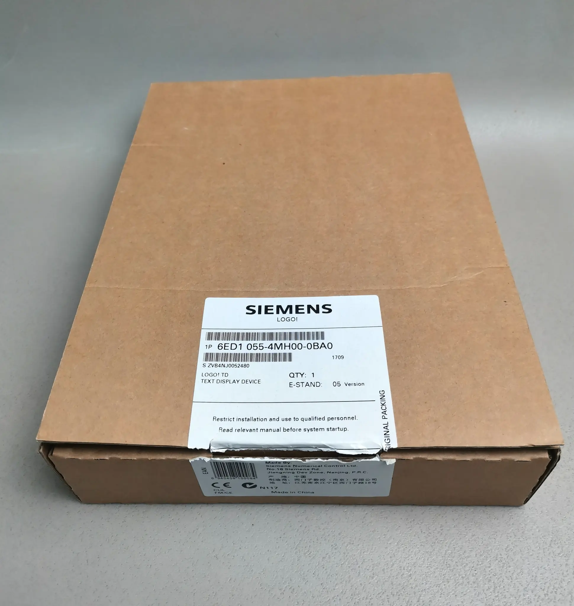 Produktfoto 1 von Siemens 6ED1 055-4MH00-0BA0 / 6ED1055-4MH00-0BA0 NEU OVP Siegel offen