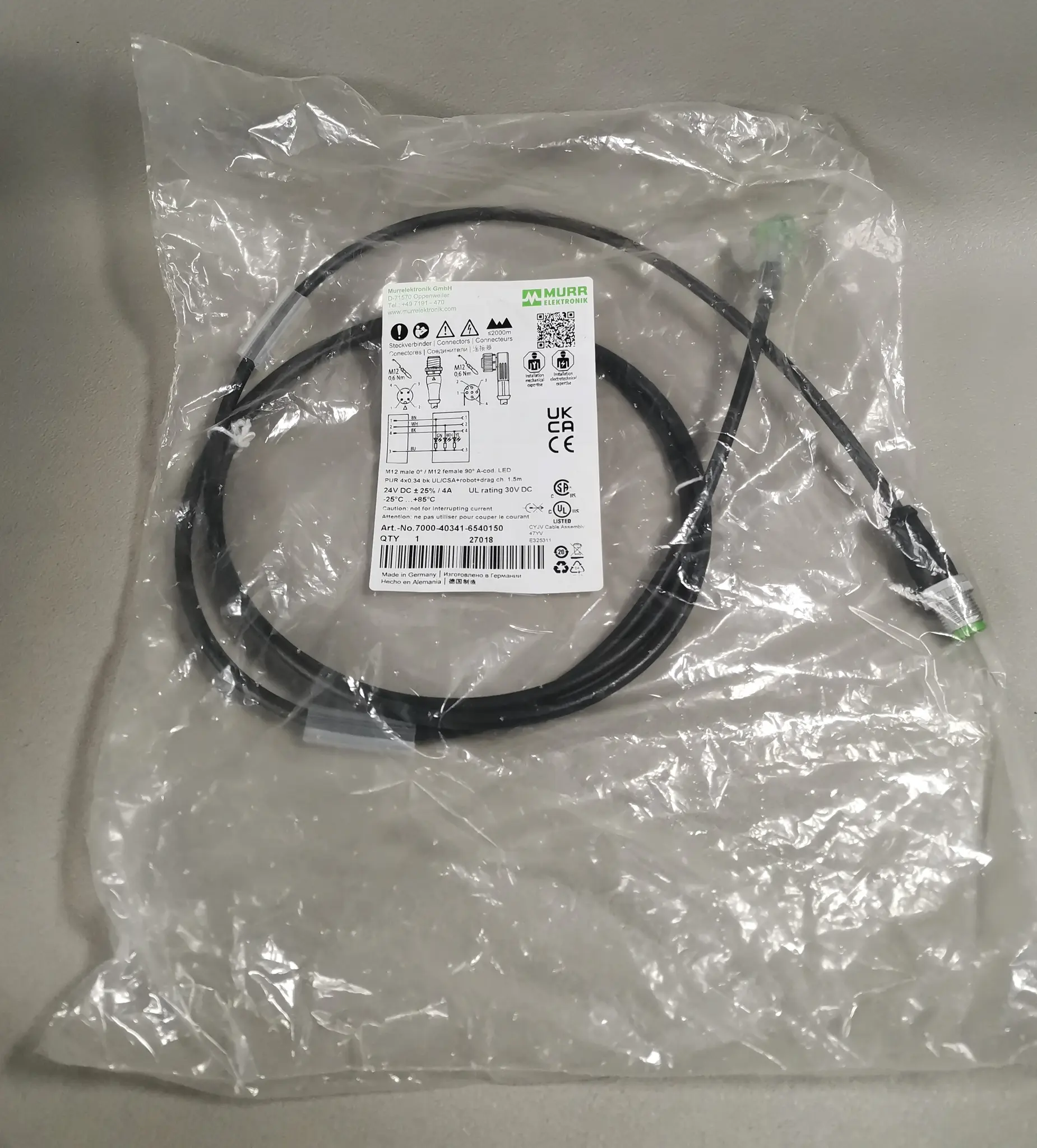 Produktfoto 1 von Murr 7000-40341-6540150 NEU OVP