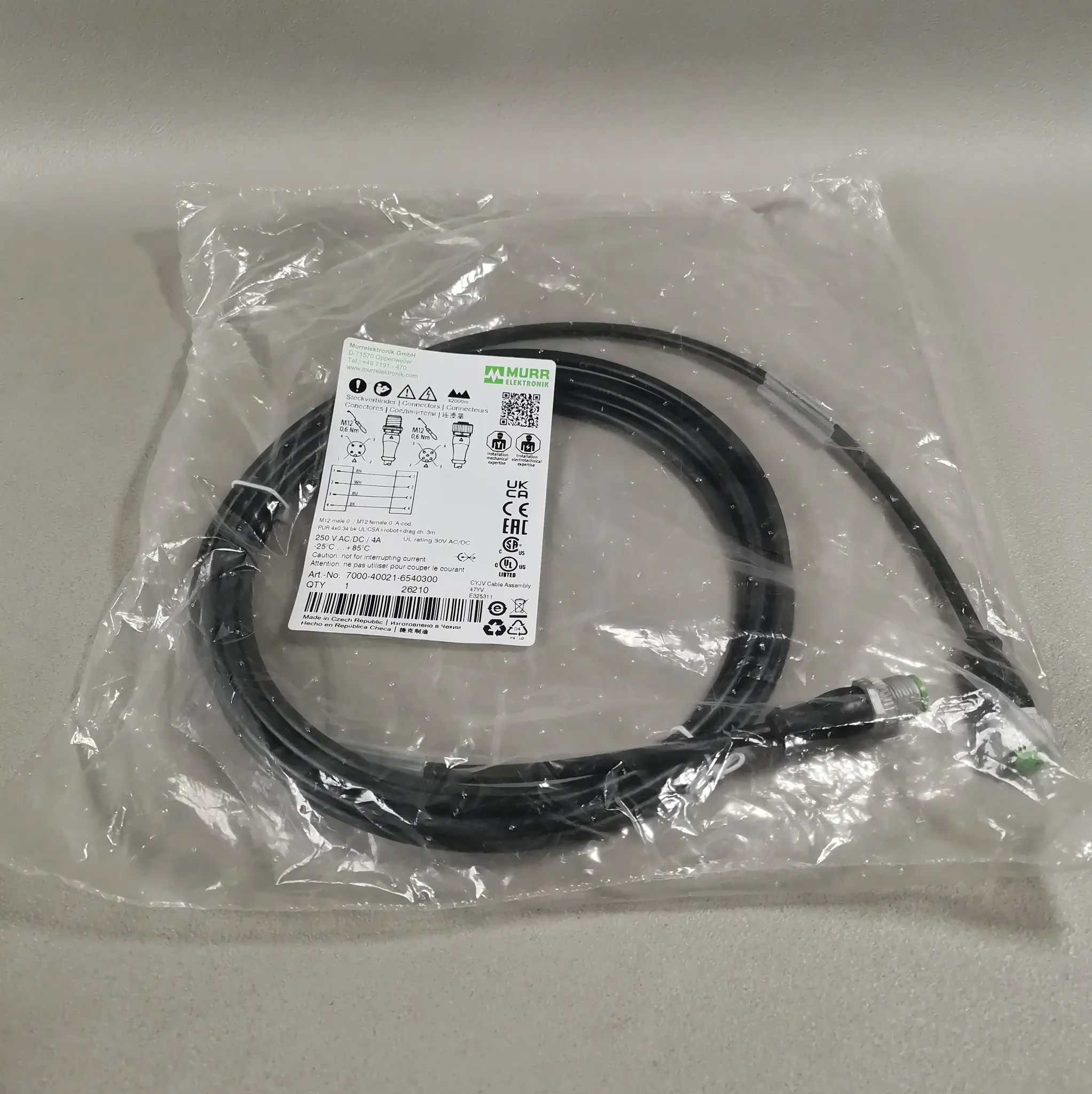 Produktfoto 1 von Murr 7000-40021-6540300 NEU OVP