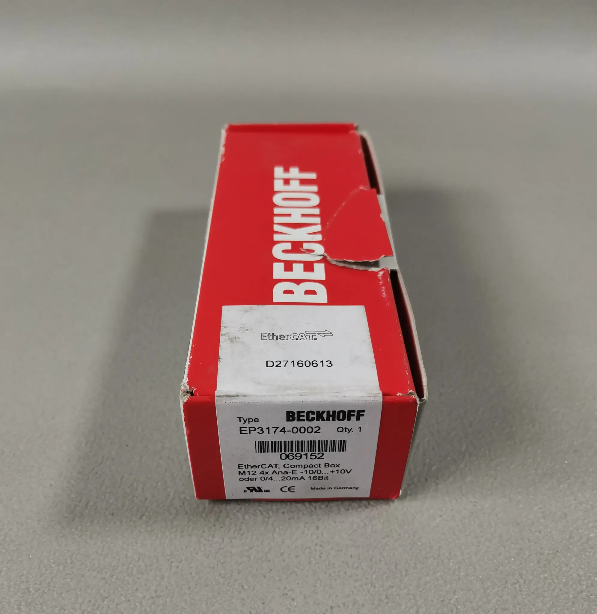 Produktfoto 1 von Beckhoff EP3174-0002 NEU OVP Siegel offen