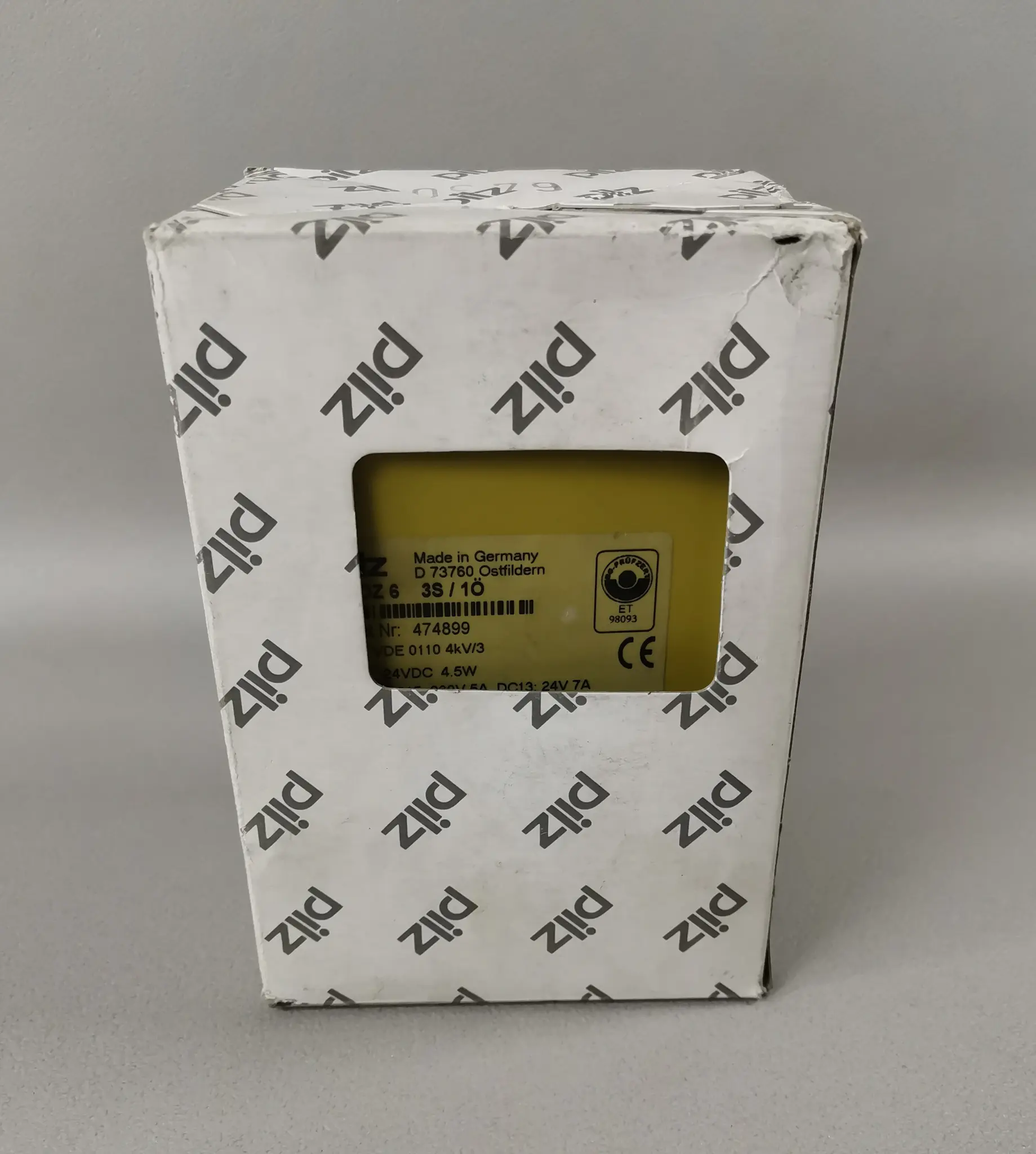 Produktfoto 1 von Pilz 474899 PNOZ 6 3S/1Ö NEU OVP