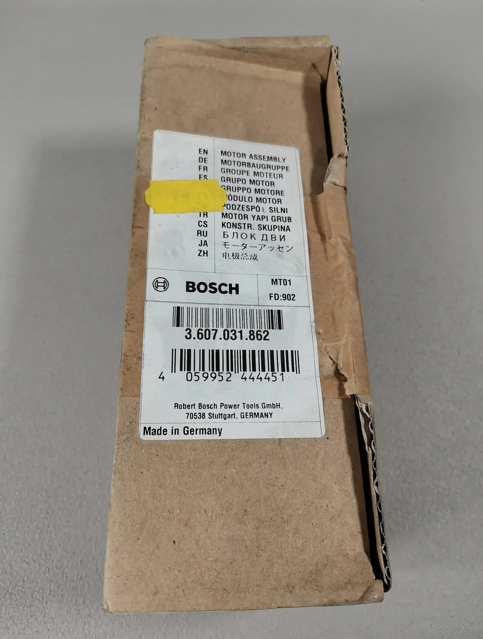 Produktfoto 1 von Bosch MT01 3.607.031.862 / 3607031862 Motorbaugruppe NEU OVP versiegelt