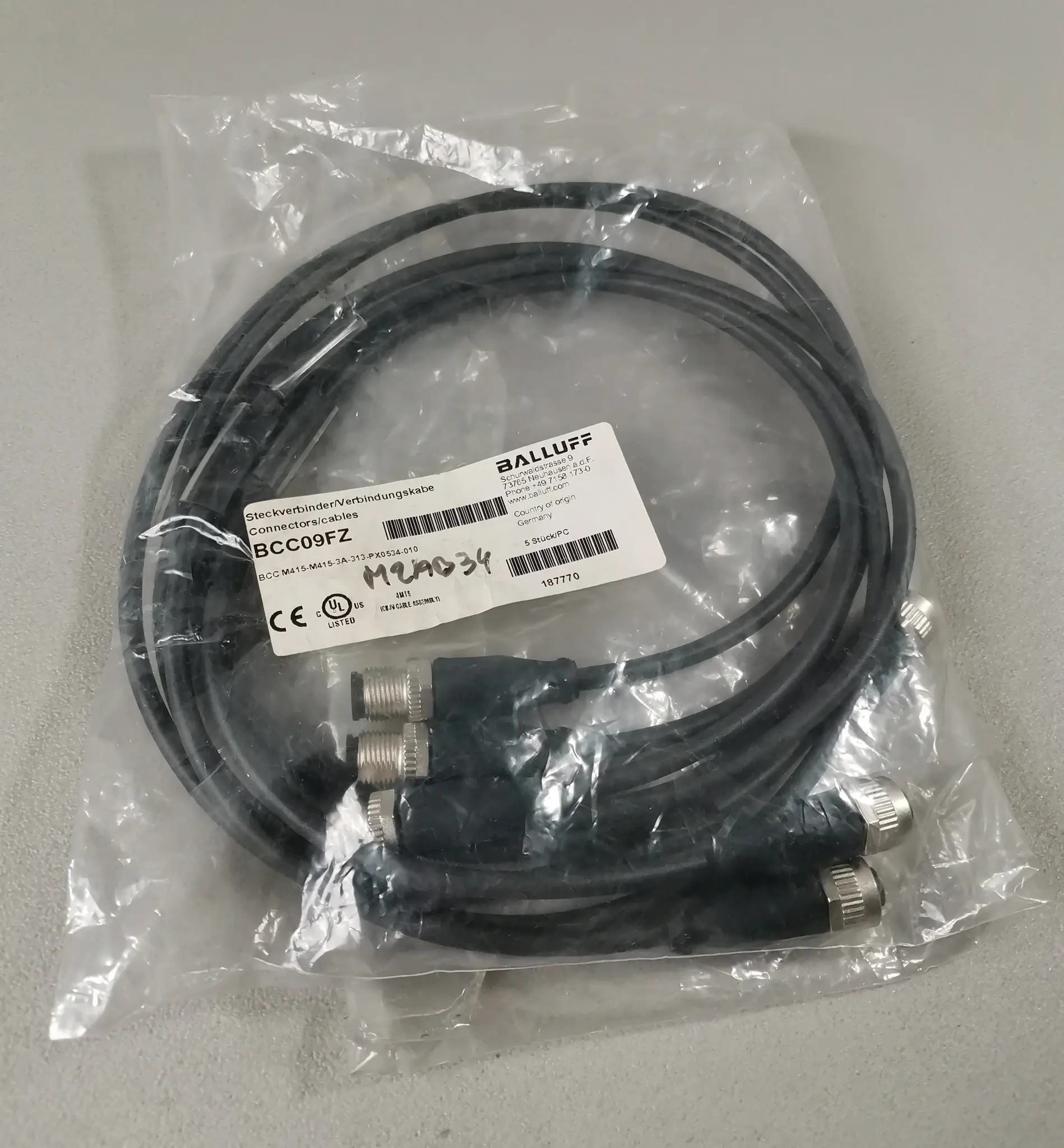 Produktfoto 1 von Balluff BCC09FZ BCC M415-M415-3A-313-PX0534-010 NEU OVP