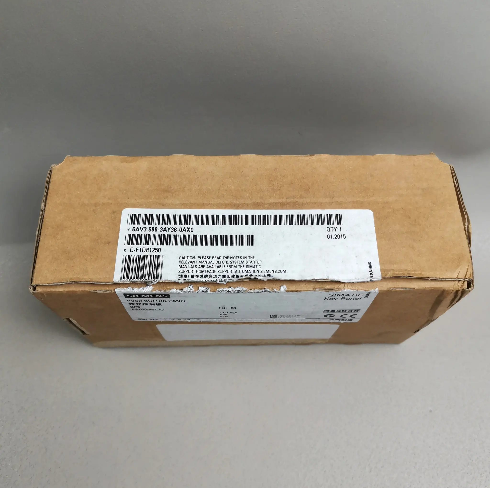 Produktfoto 1 von Siemens 6AV3 688-3AY36-0AX0 / 6AV3688-3AY36-0AX0 NEU OVP Siegel offen