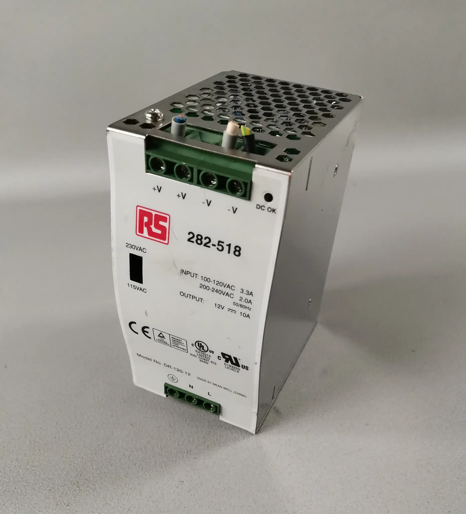 Produktfoto 1 von Mean Well 282-518 DR-120-12