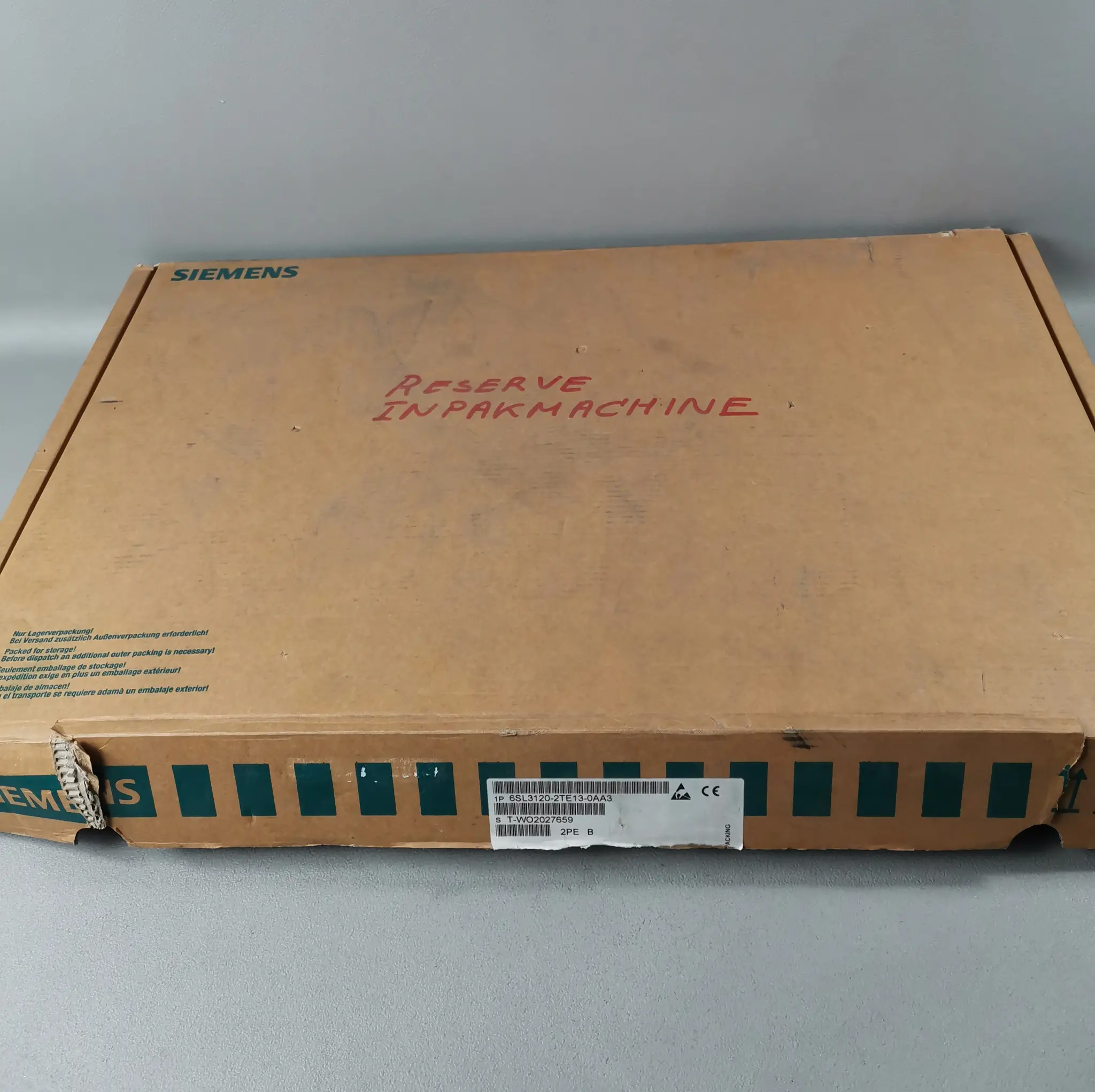 Produktfoto 1 von Siemens 6SL3 120-2TE13-0AA3 / 6SL3120-2TE13-0AA3 NEU OVP Siegel offen
