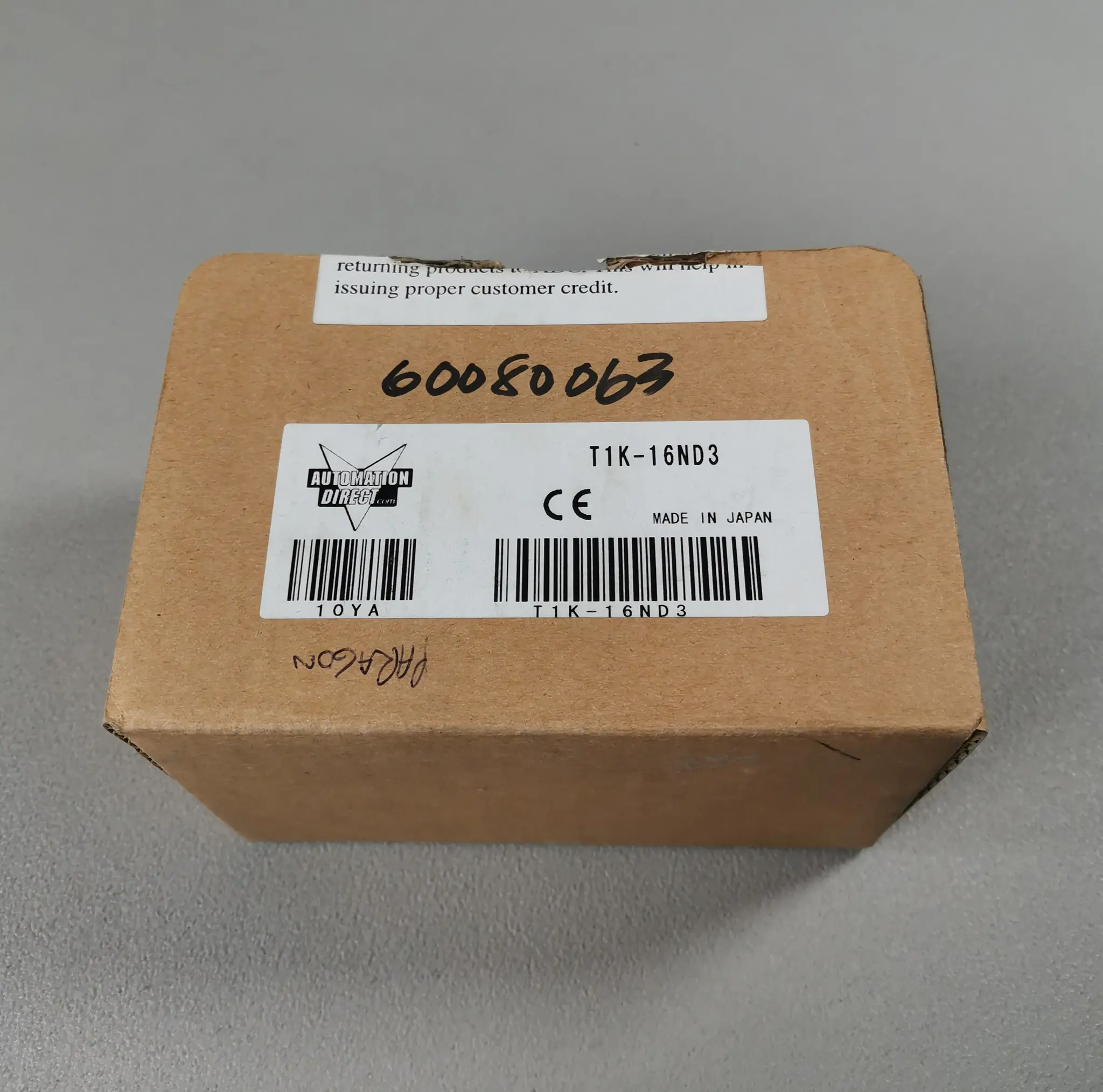 Produktfoto 1 von Automation Direct T1K-16ND3 mit OVP
