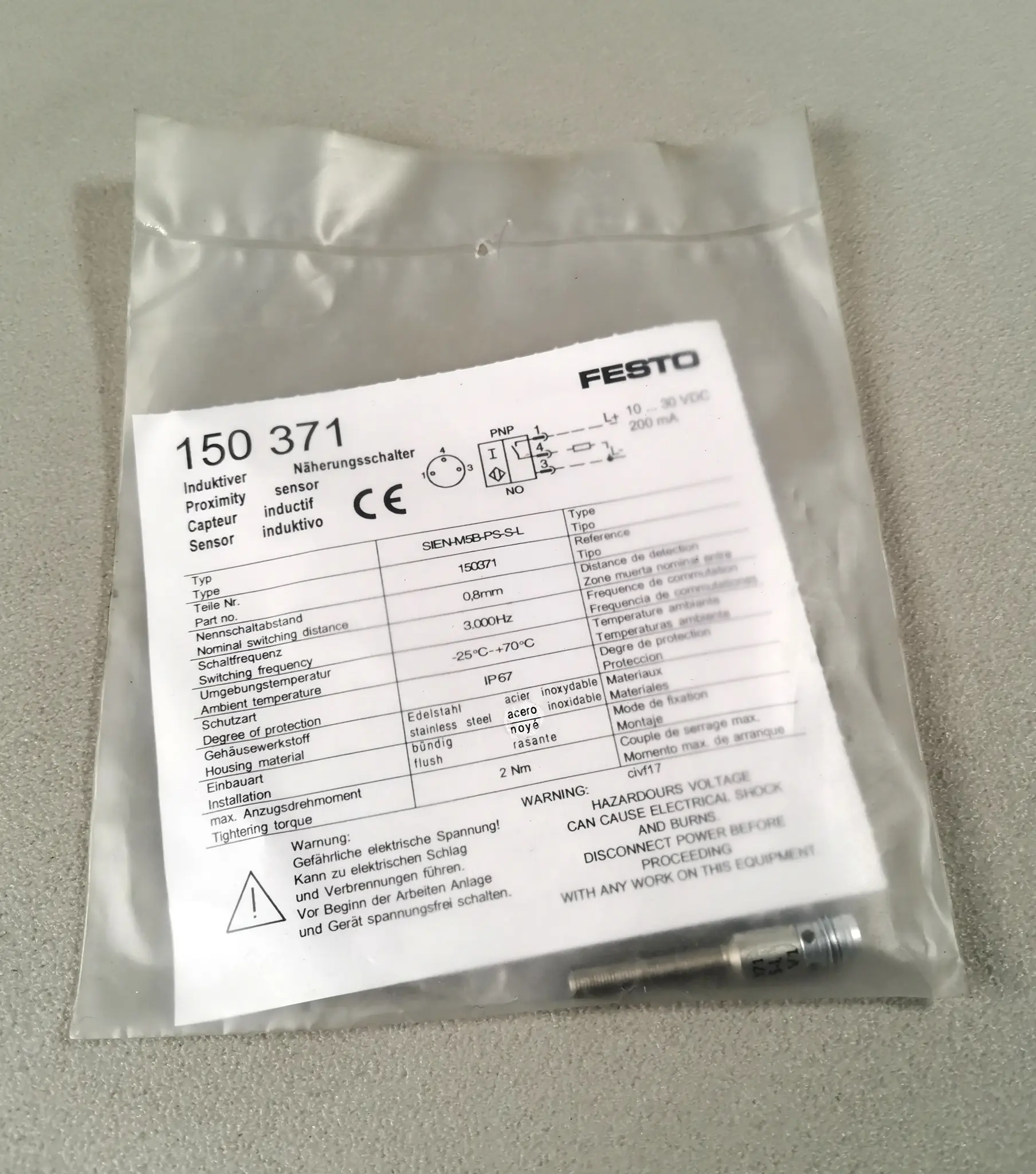 Produktfoto 1 von Festo 150371 NEU OVP