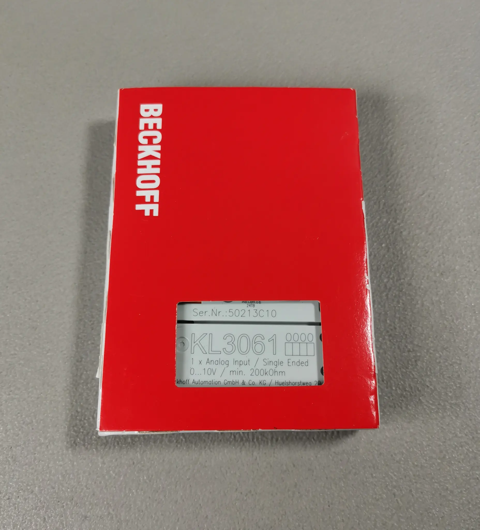 Produktfoto 1 von Beckhoff KL3061 / KL 3061 NEU OVP versiegelt