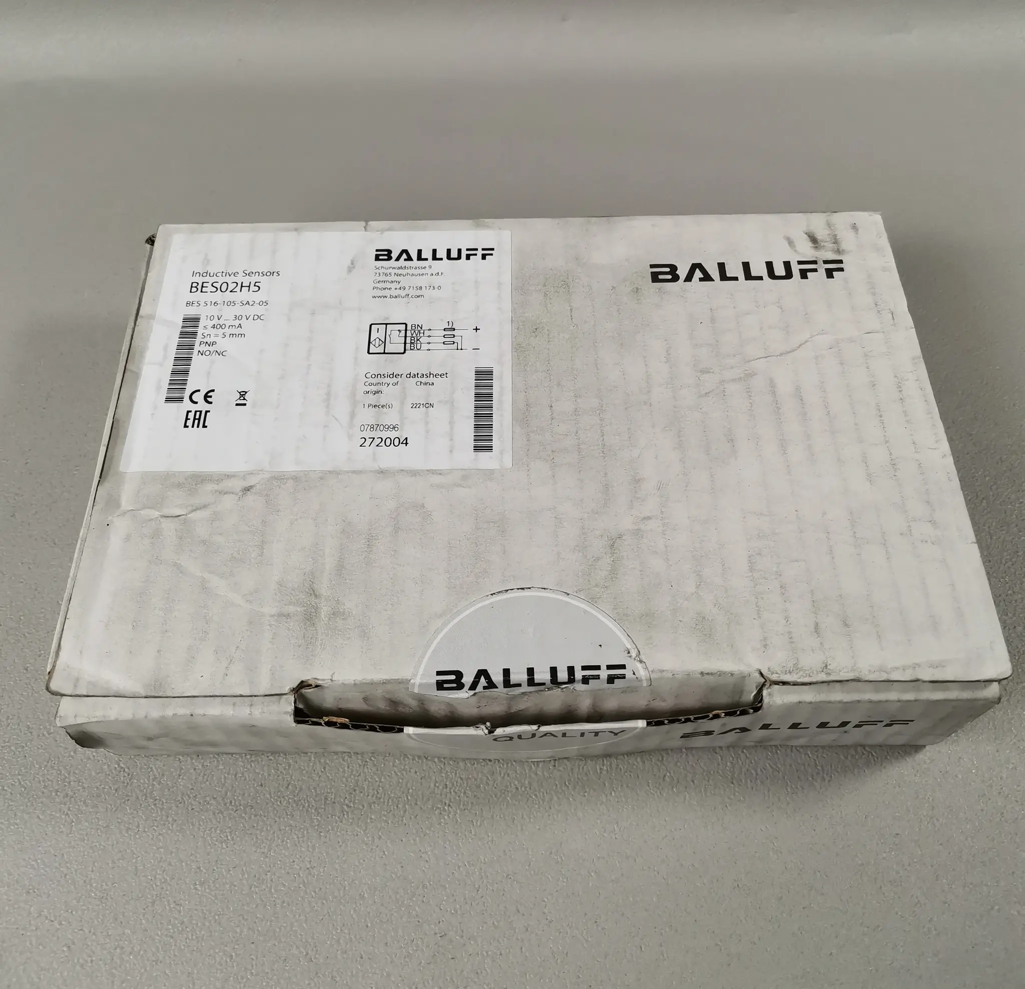 Produktfoto 1 von Balluff BES02H5 BES 516-105-SA2-05 NEU OVP Siegel offen