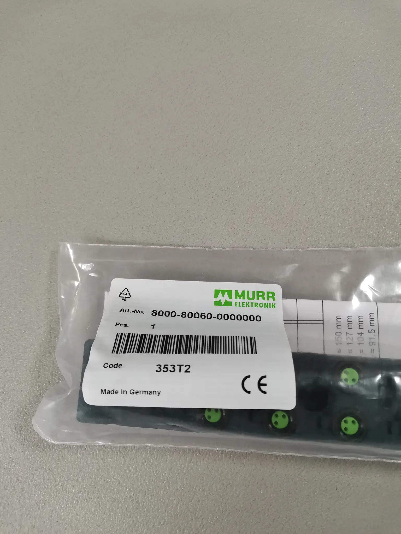 Produktfoto 1 von Murr 8000-80060-0000000 Neu OVP
