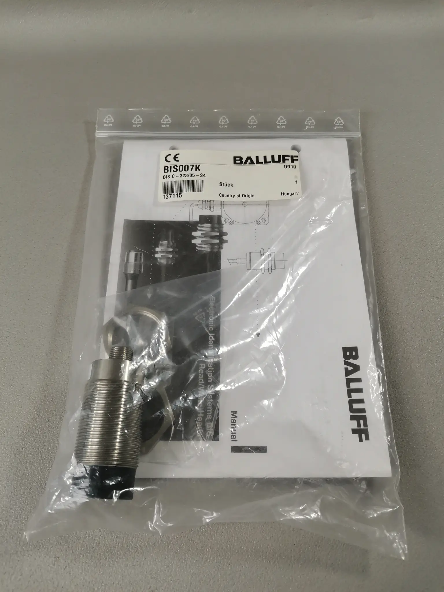 Produktfoto 1 von Balluff BIS007K BIS C-323/05-S4 NEU OVP
