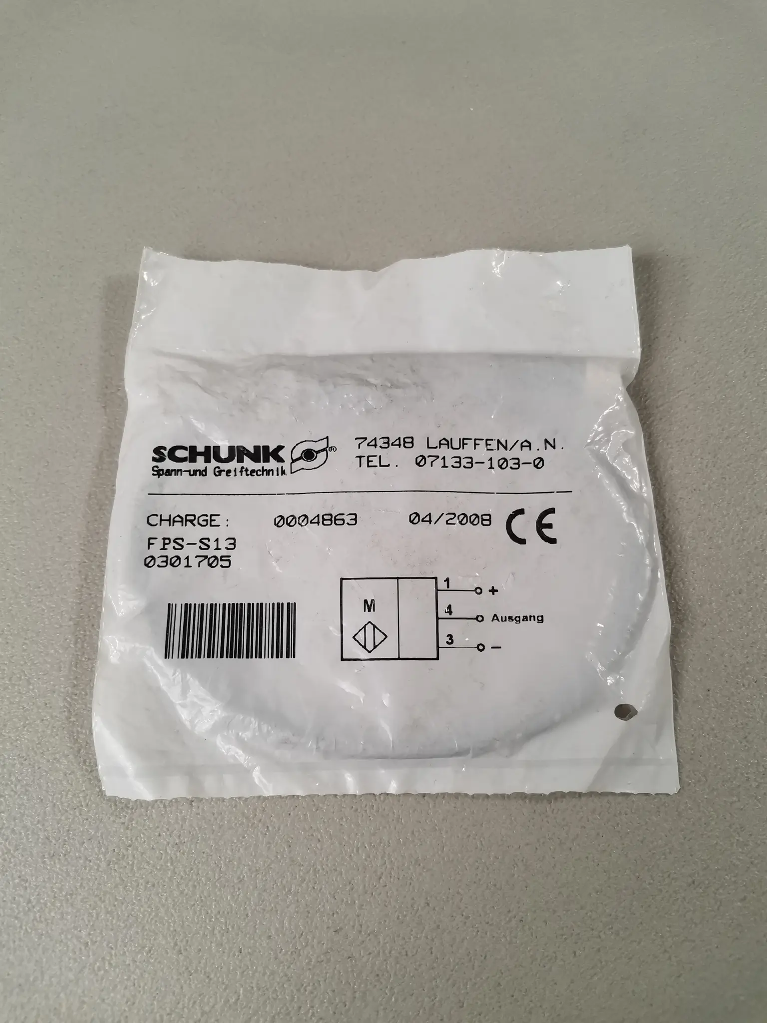 Produktfoto 1 von Schunk FPS-S13 0301705 NEU / OVP
