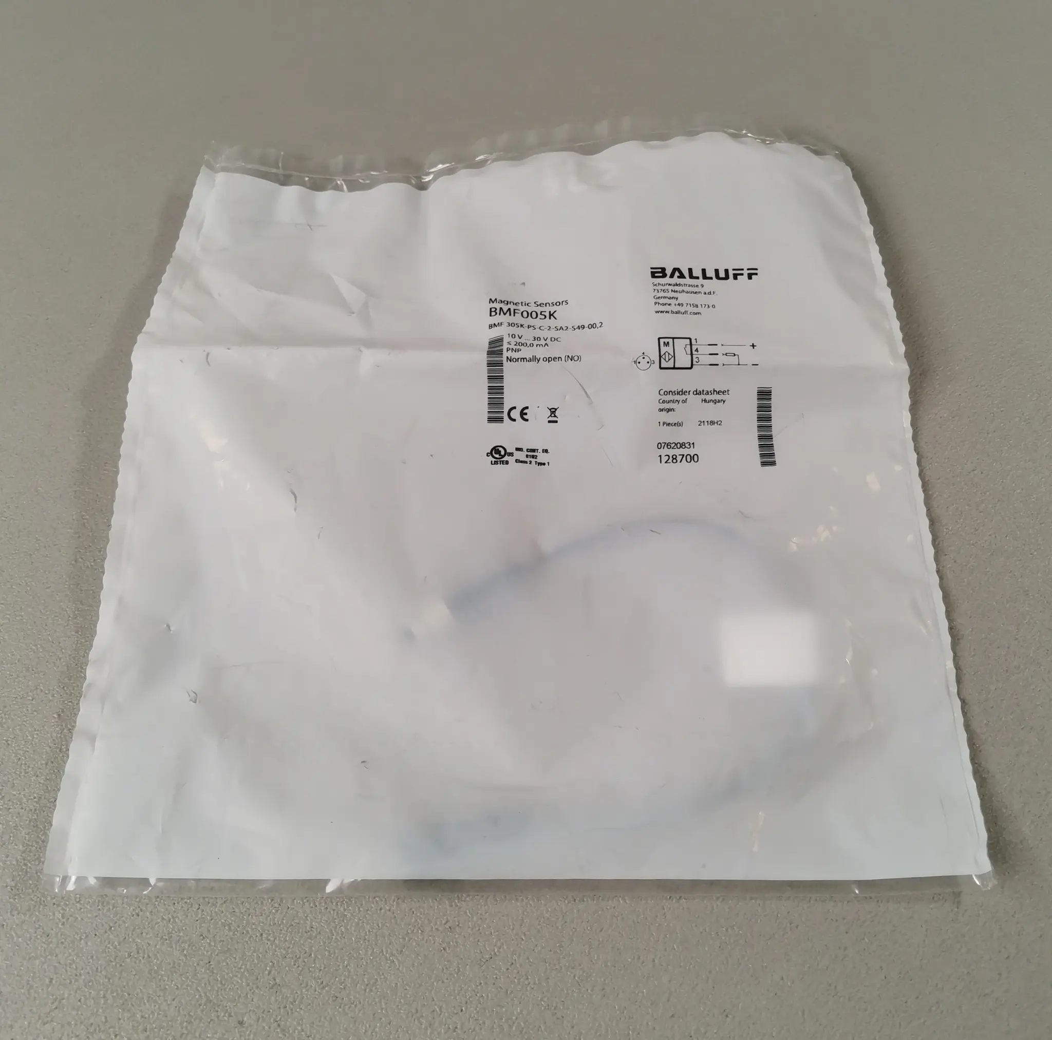 Produktfoto 1 von Balluff BMF005K BMF 305K-PS-C-2-SA2-S49-00,2 NEU OVP