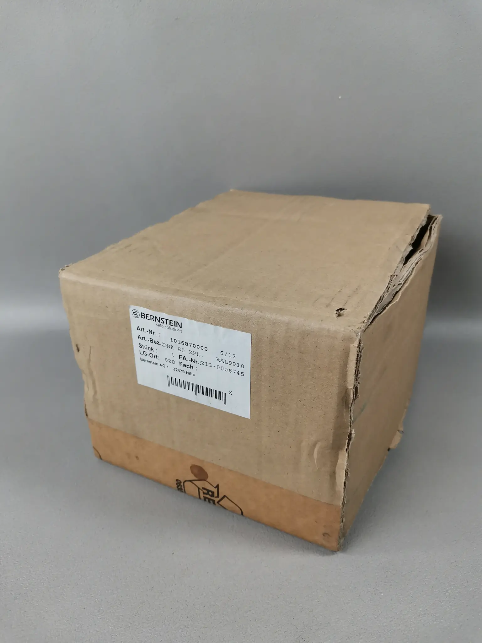 Produktfoto 1 von Bernstein DNK 80 Kpl. RAL9010 1016870000 NEU OVP