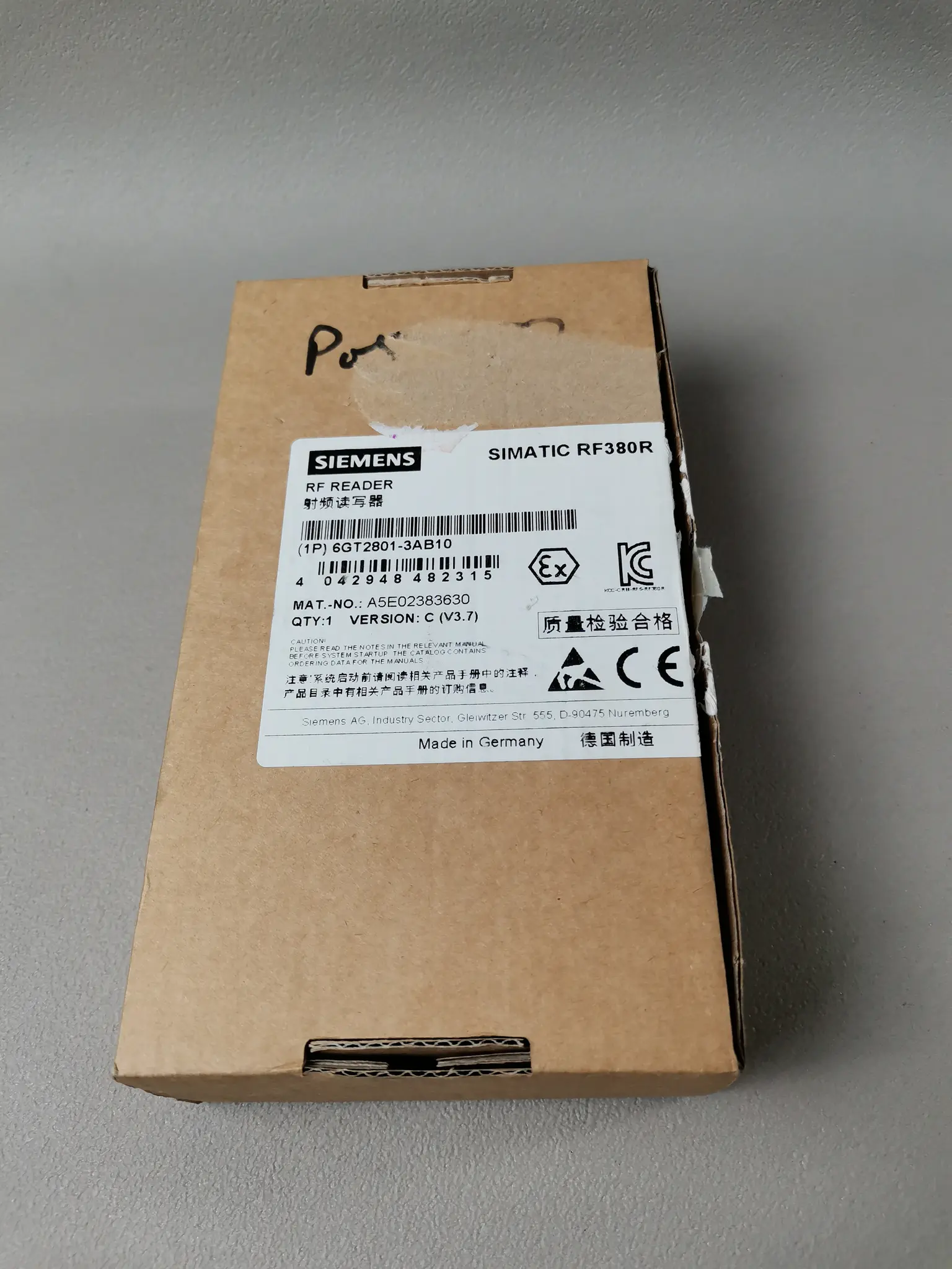 Produktfoto 1 von Siemens 6GT2 801-3AB10 / 6GT2801-3AB10 NEU OVP Siegel offen