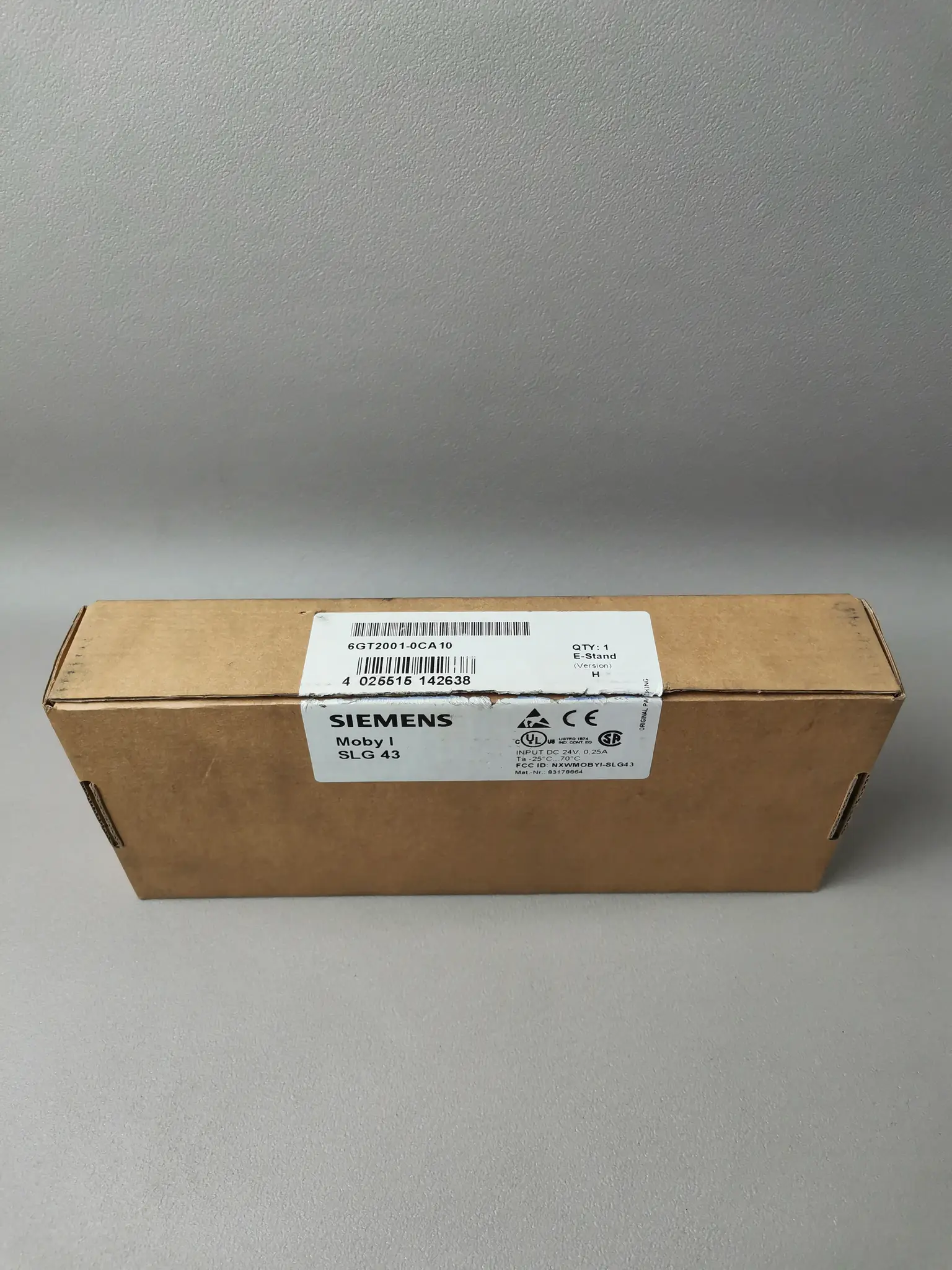 Produktfoto 1 von Siemens 6GT2 001-0CA10 / 6GT2001-0CA10 OVP Siegel offen