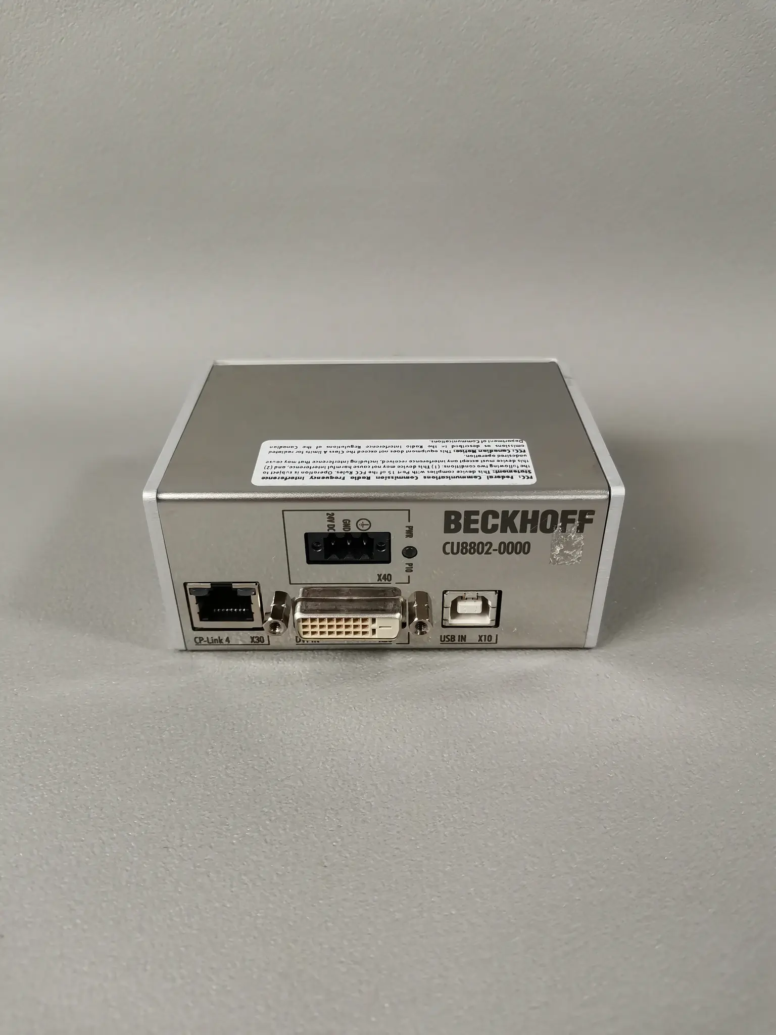 Produktfoto 1 von Beckhoff CU8802-0000
