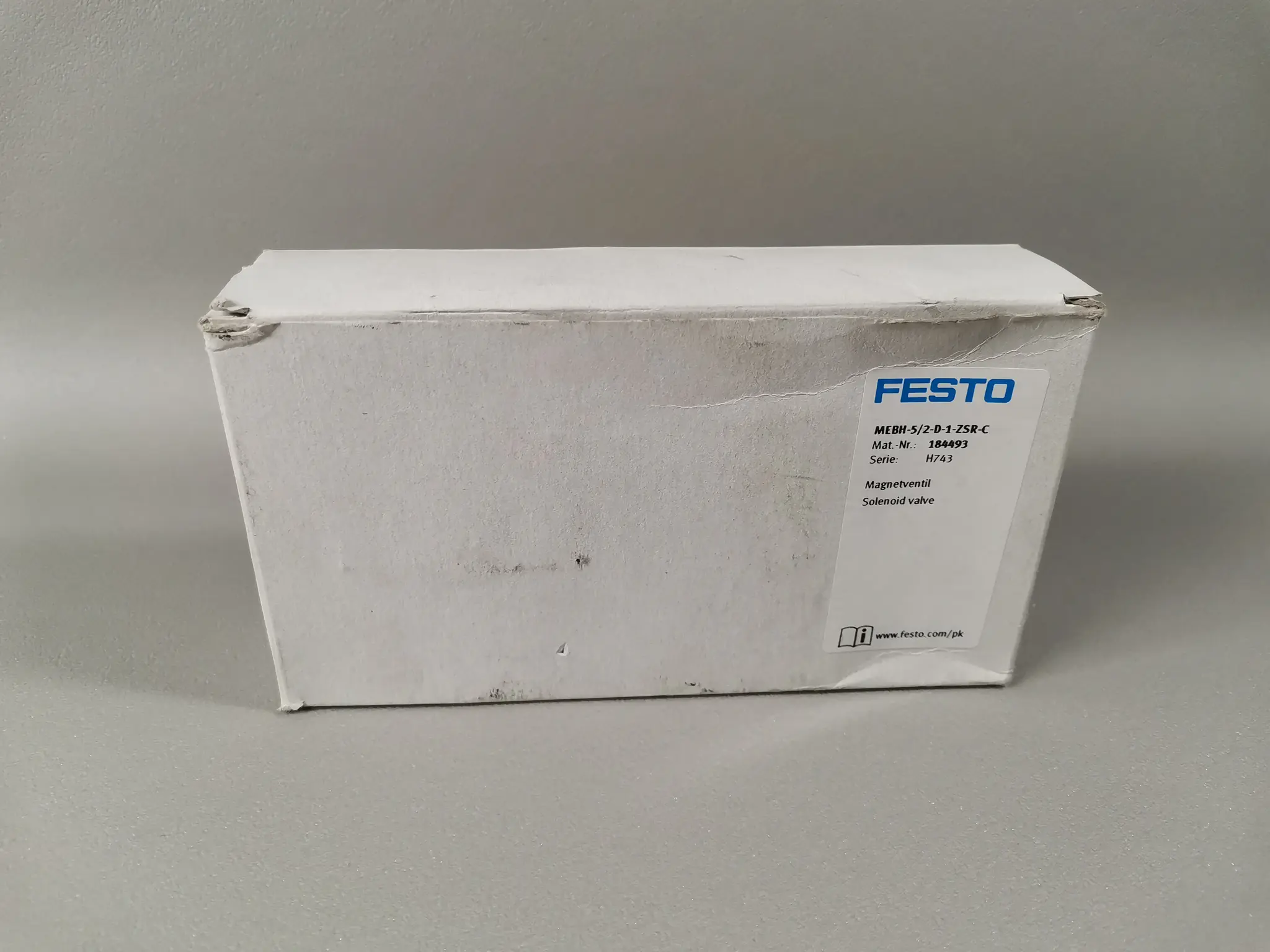 Produktfoto 1 von Festo 184493 MEBH-5/2-D-1-ZSR-C NEU OVP
