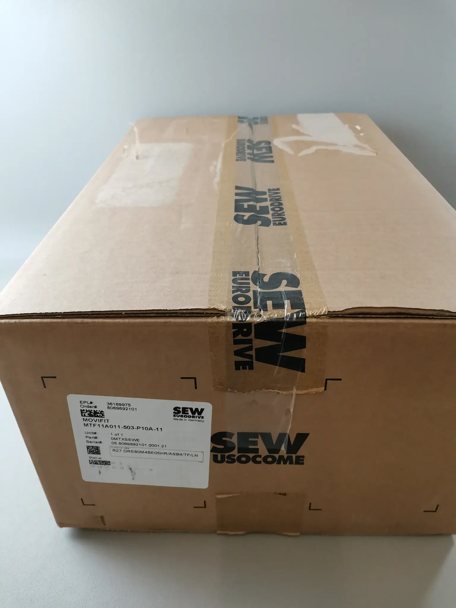 Produktfoto 1 von SEW MTF11A011-503-P10A-11 NEU OVP