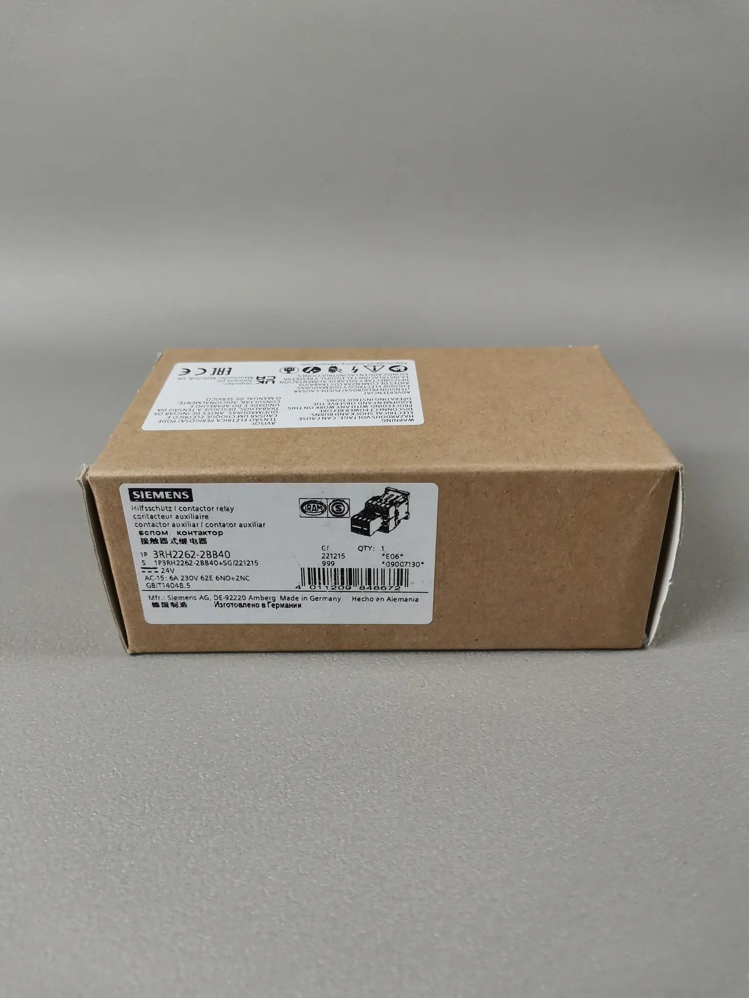 Produktfoto 1 von Siemens 3RH2262-2BB40 / 3RH2 262-2BB40 NEU OVP