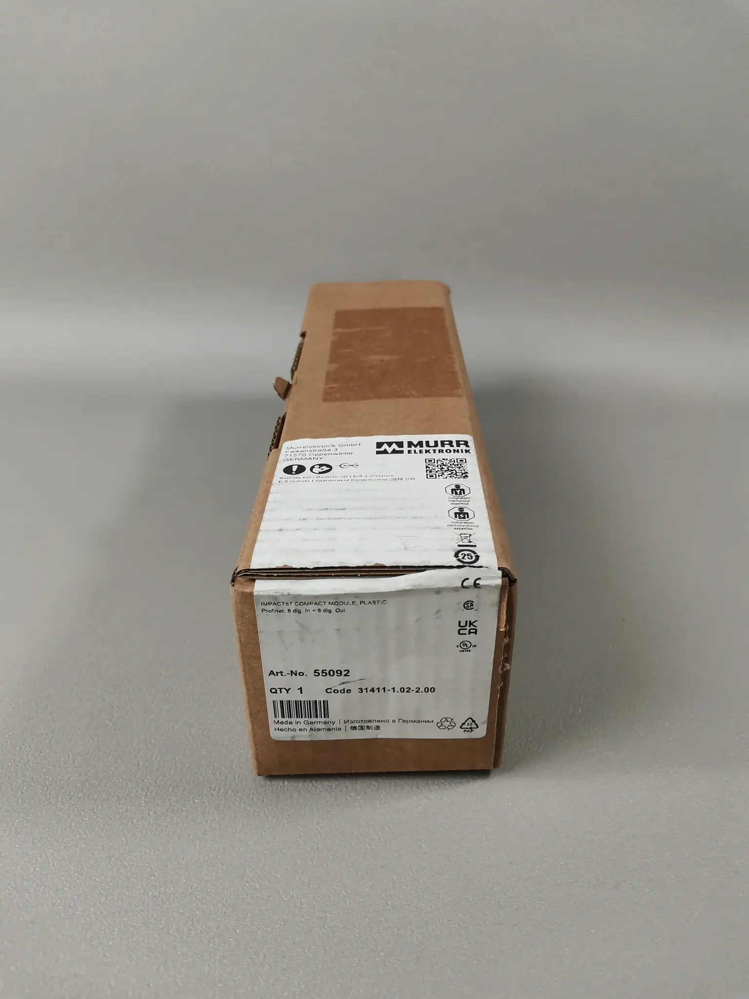 Produktfoto 1 von Murr 55092 IMPACT67 PN DI8 DO8 NEU OVP