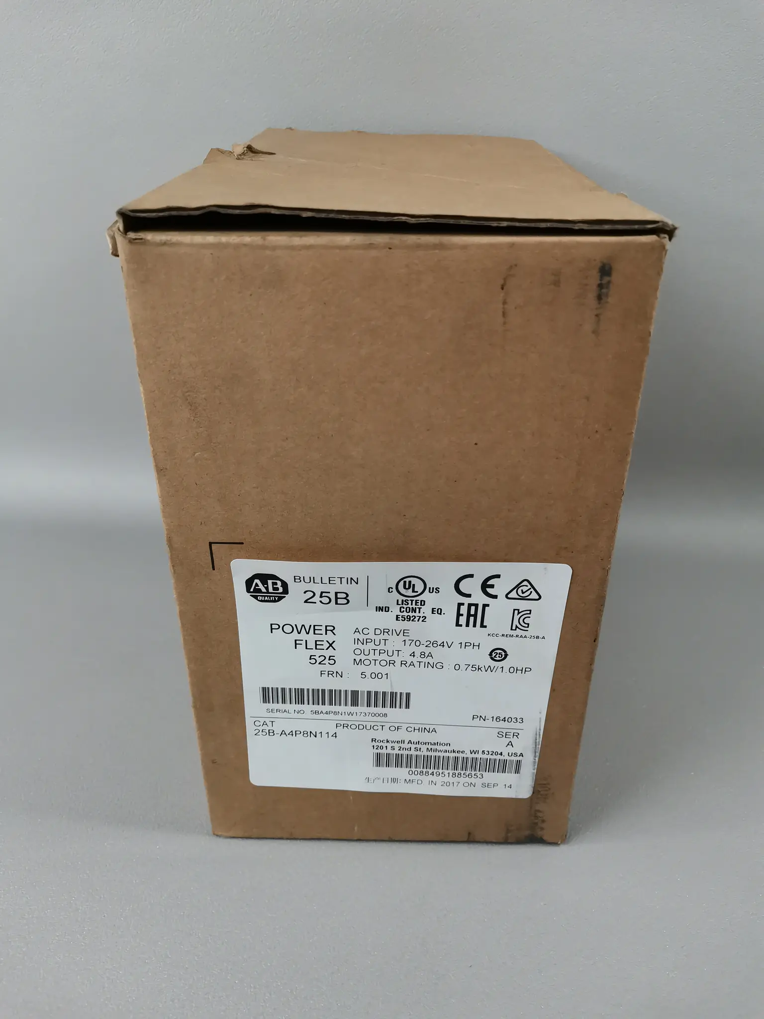 Produktfoto 1 von Allen Bradley 25B-A4P8N114 NEU OVP