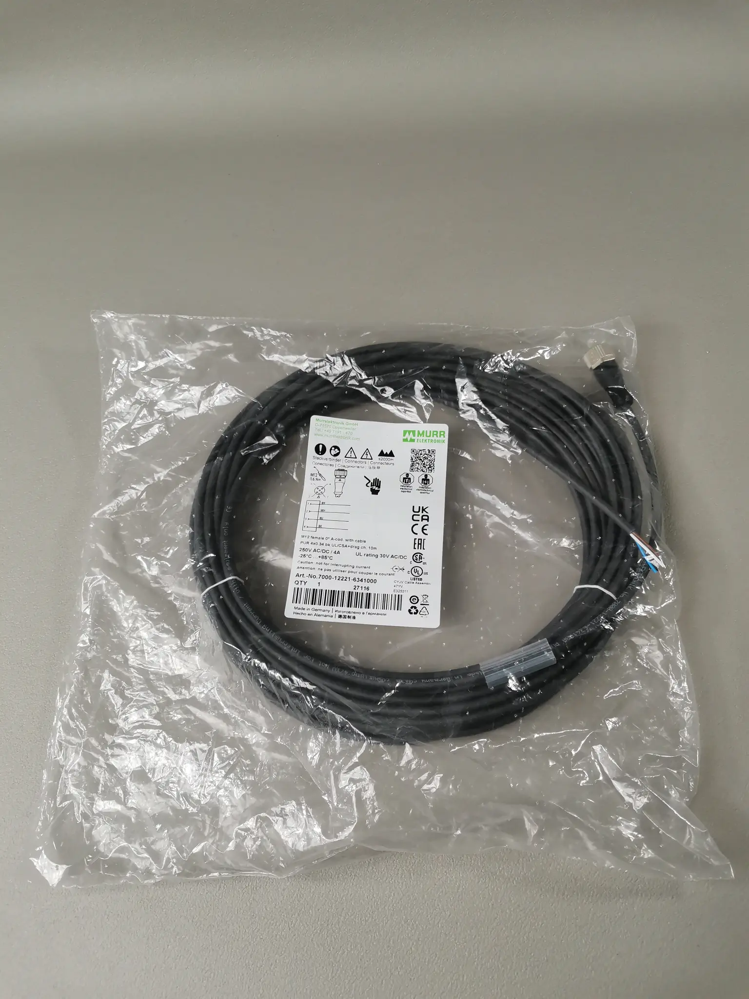 Produktfoto 1 von Murr 7000-12221-6341000 NEU OVP