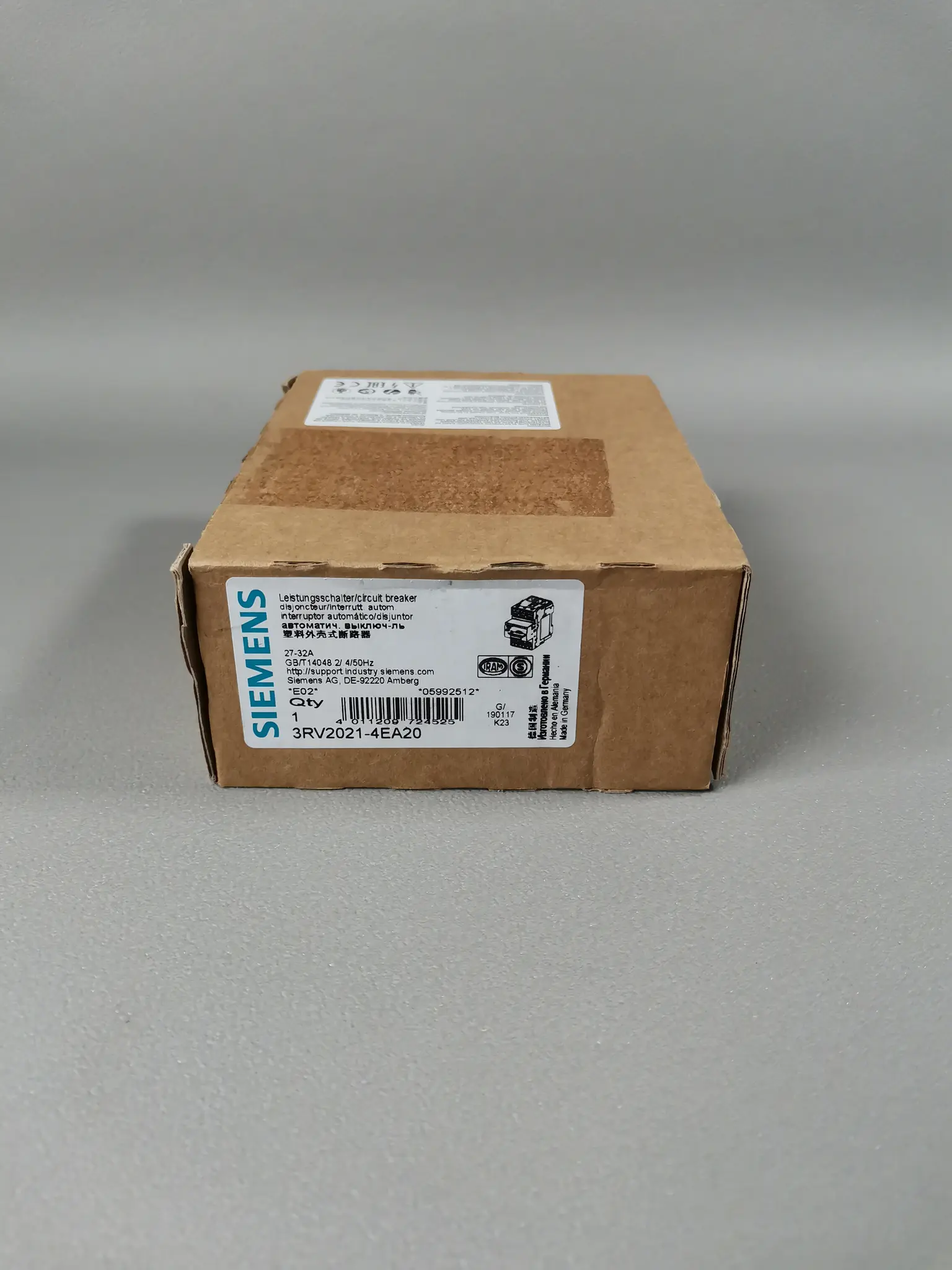 Produktfoto 1 von Siemens 3RV2021-4EA20 / 3RV2 021-4EA20 NEU OVP