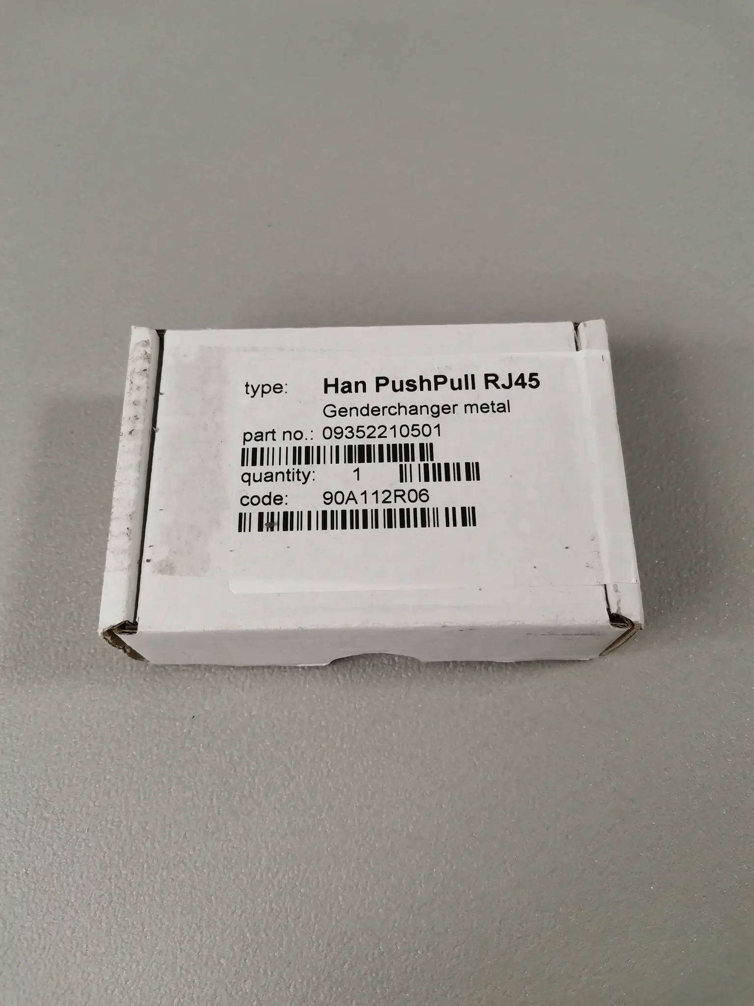 Produktfoto 1 von Harting Han PushPull RJ45 09352210501 NEU OVP