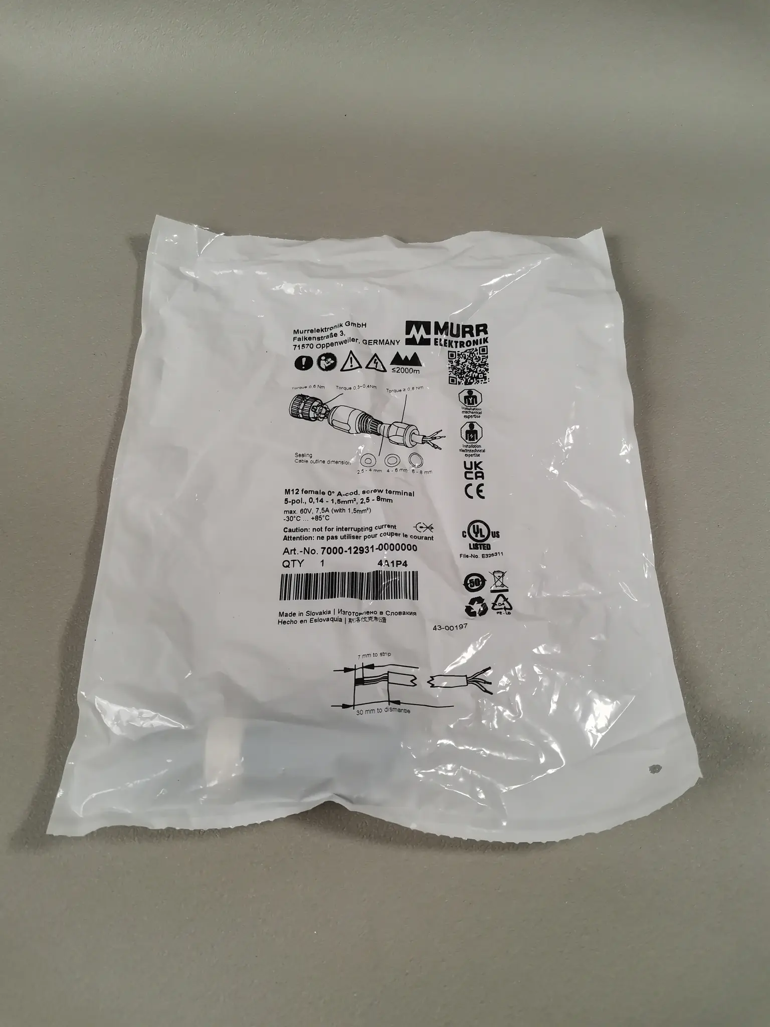 Produktfoto 1 von Murr 7000-12931-0000000 NEU OVP