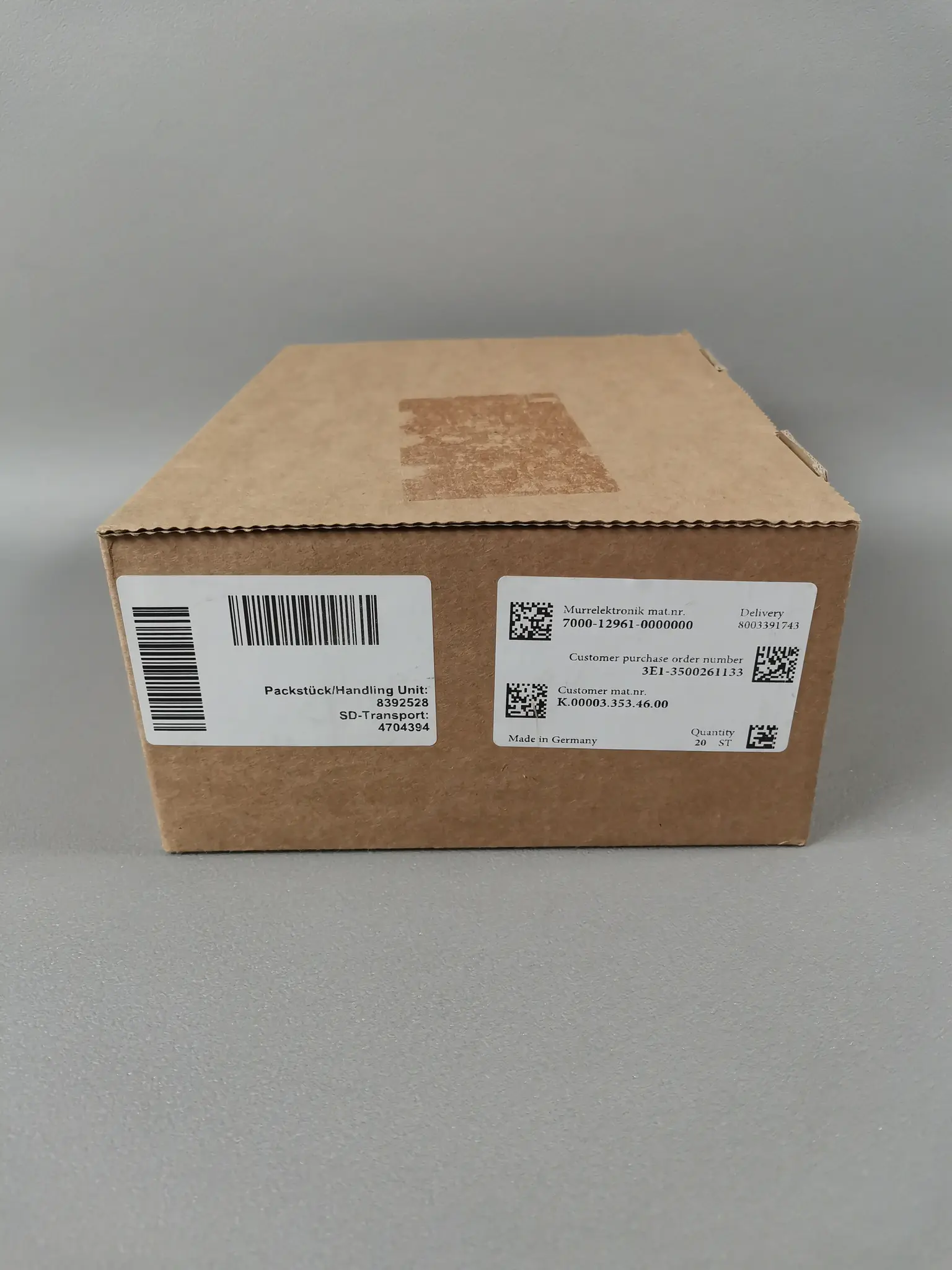 Produktfoto 1 von Murr 7000-12961-0000000 20Stück NEU OVP
