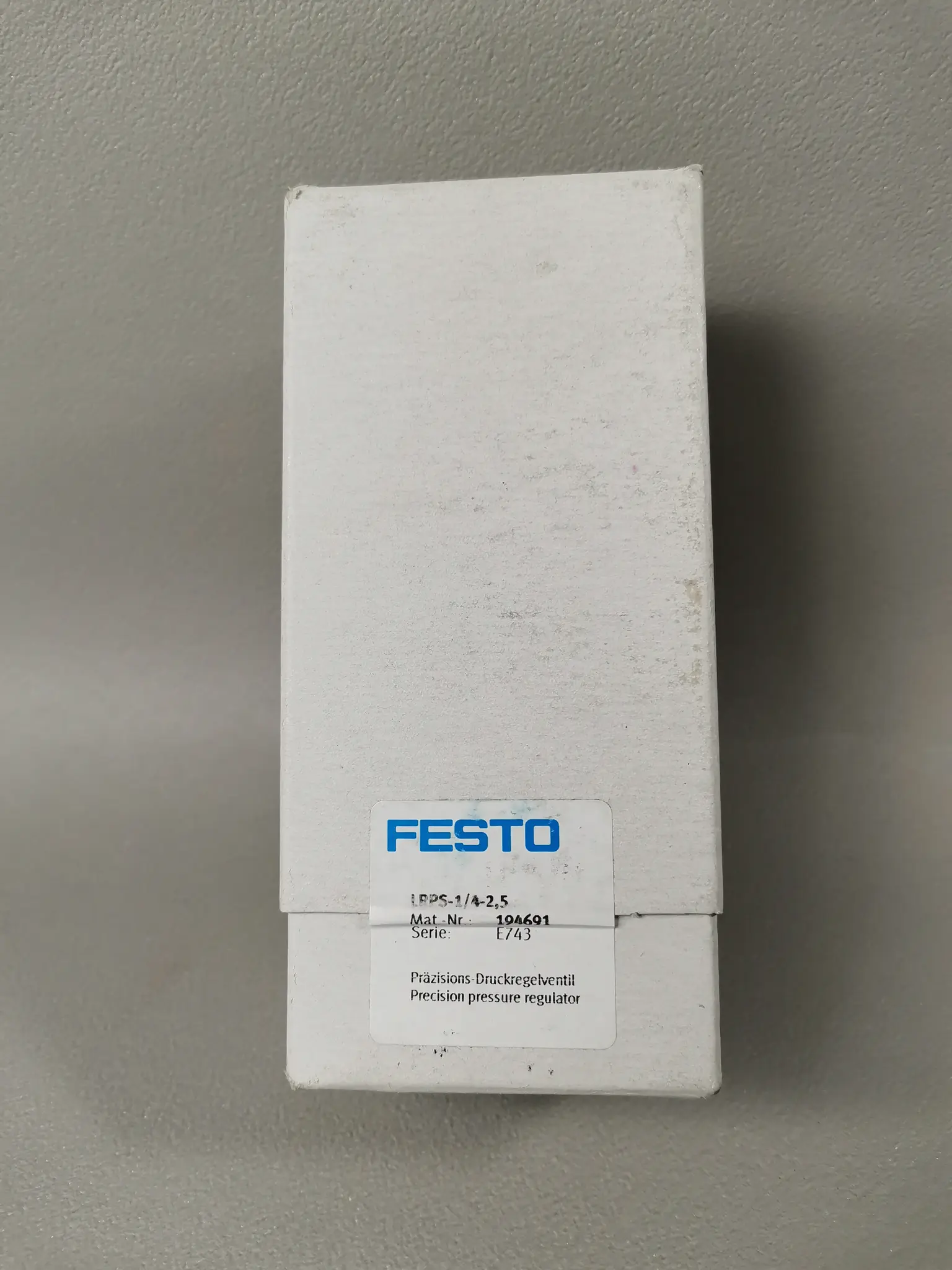 Produktfoto 1 von Festo 194691 LRPS-1/4-2,5 NEU OVP