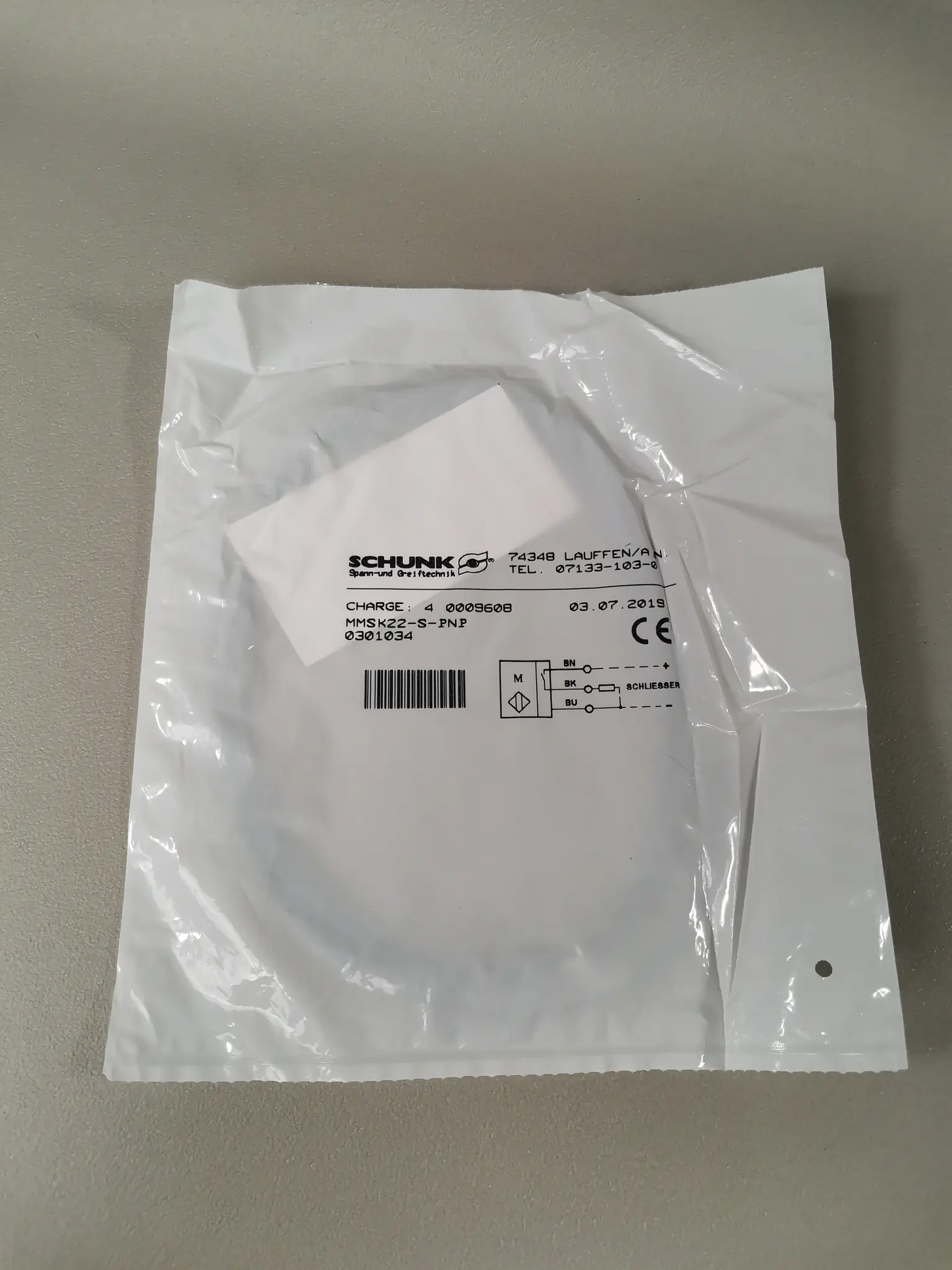 Produktfoto 1 von Schunk MMSK22-S-PNP 0301034 NEU OVP