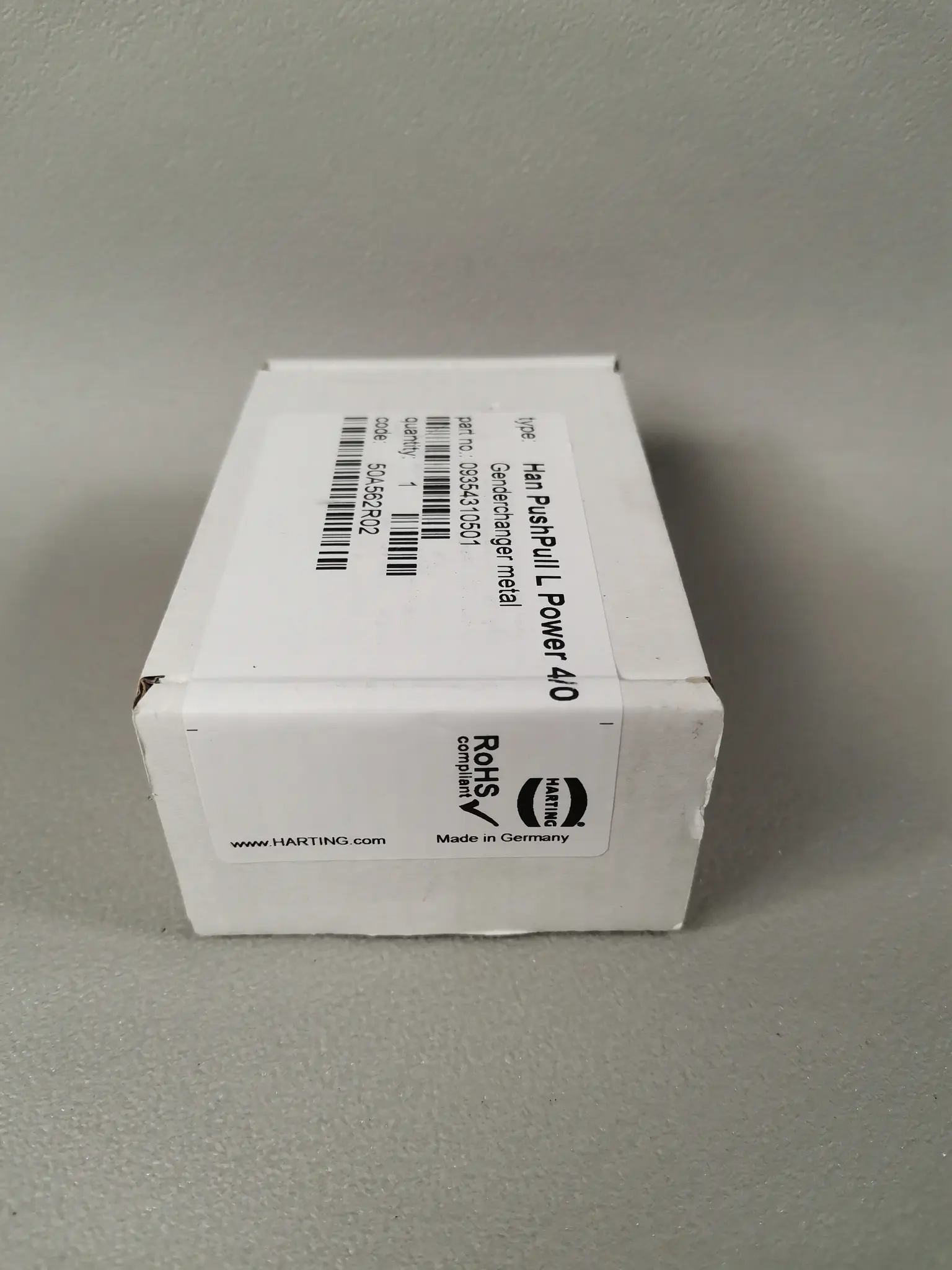 Produktfoto 1 von Harting Han PushPull L Power 4/0 09354310501 NEU OVP versiegelt