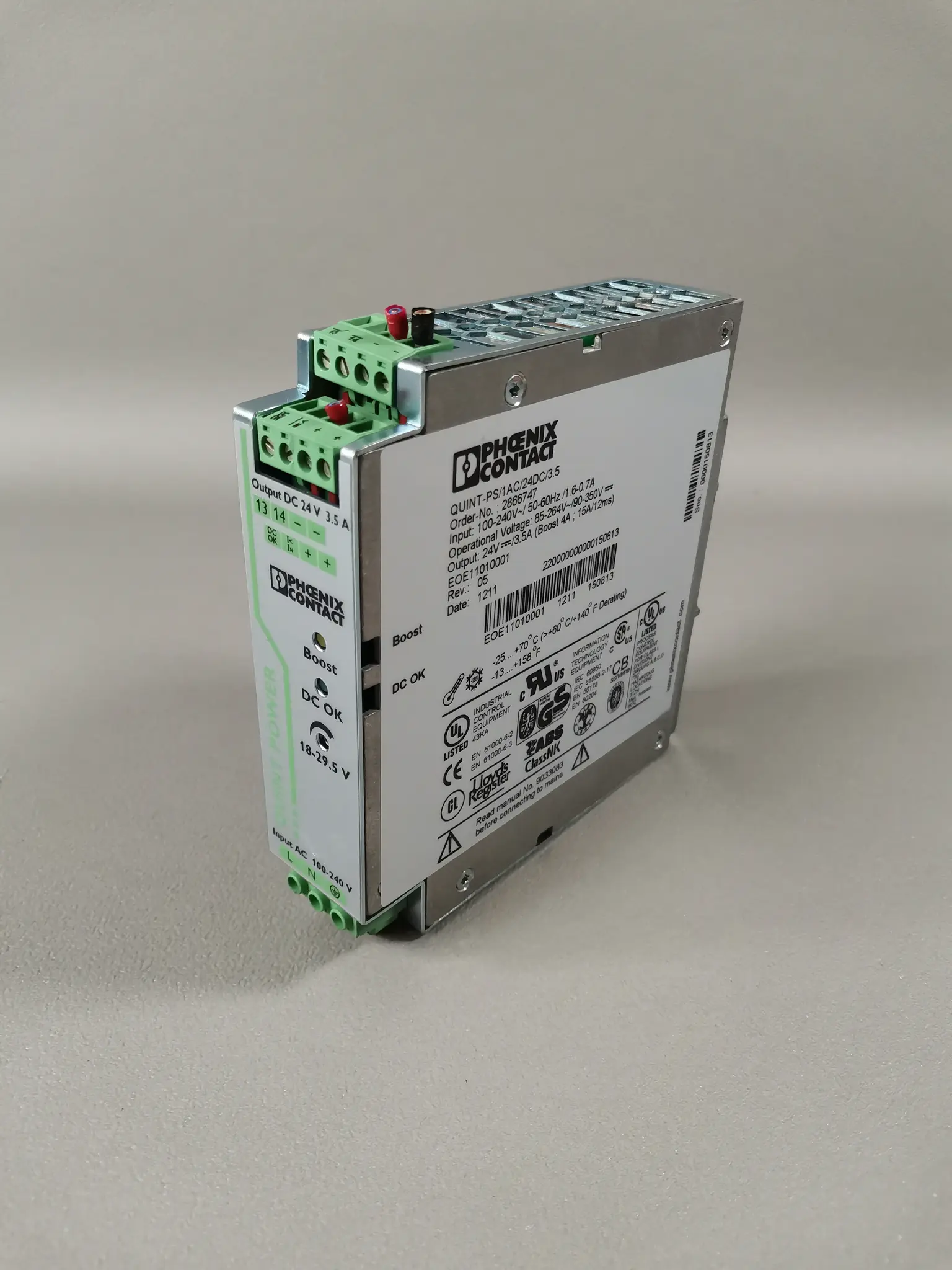 Produktfoto 1 von Phoenix Contact 2866747 QUINT-PS/1AC/24DC/3.5