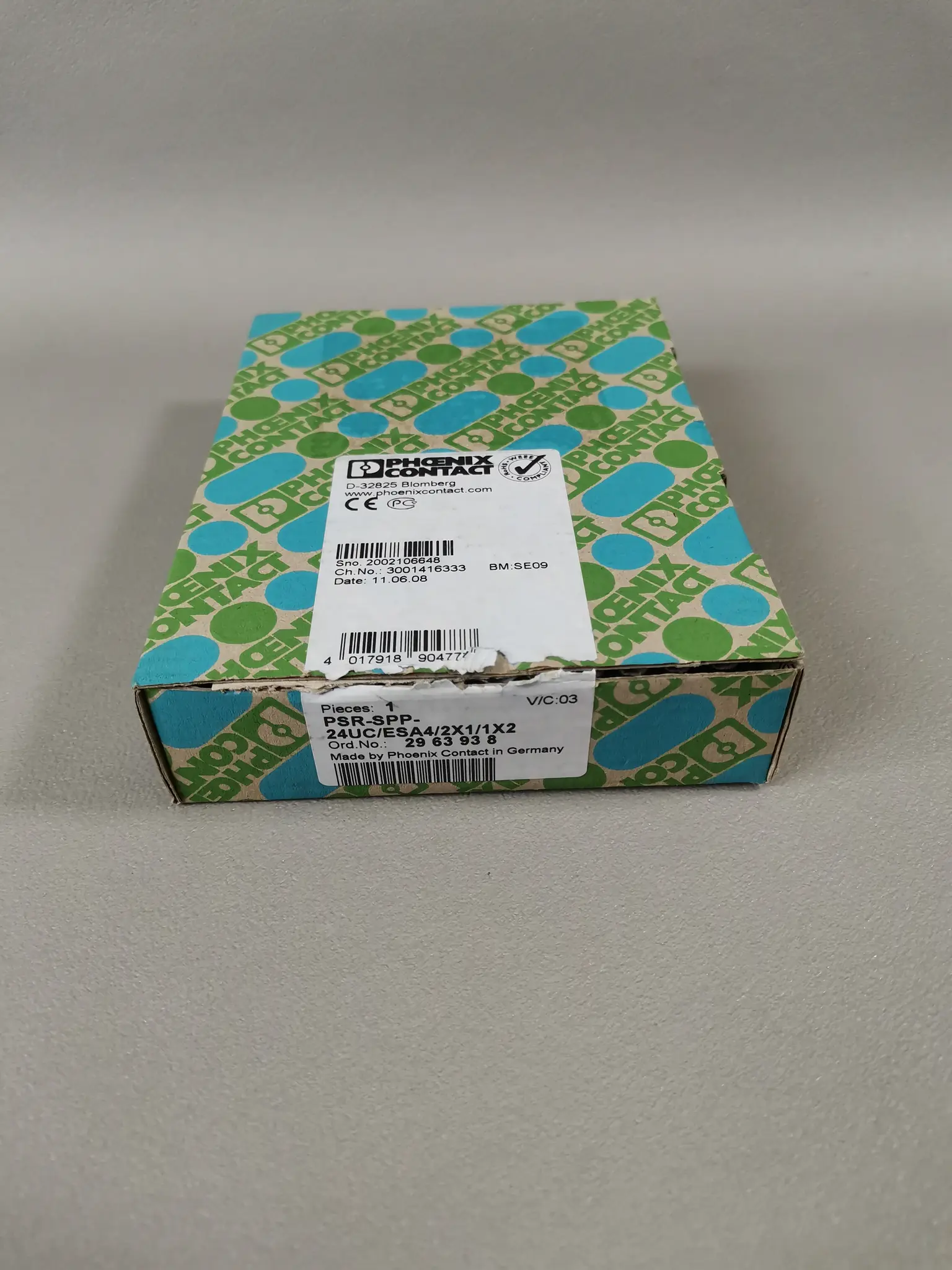 Produktfoto 1 von Phoenix Contact 2963938 PSR-SPP-24UC/ESA4/2X1/1X2 NEU OVP Siegel offen