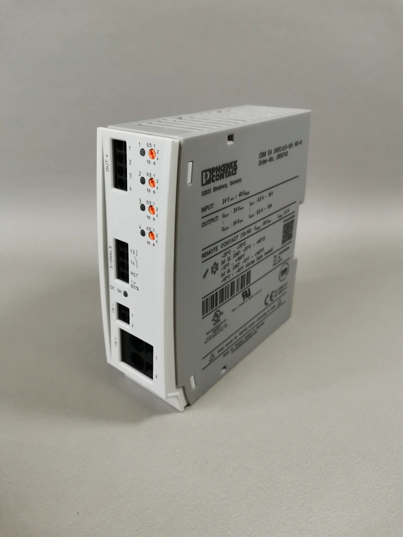 Produktfoto 1 von Phoenix Contact 2905743 CBM E4 24DC/0.5-10A NO-R NEU in OVP Siegel offen