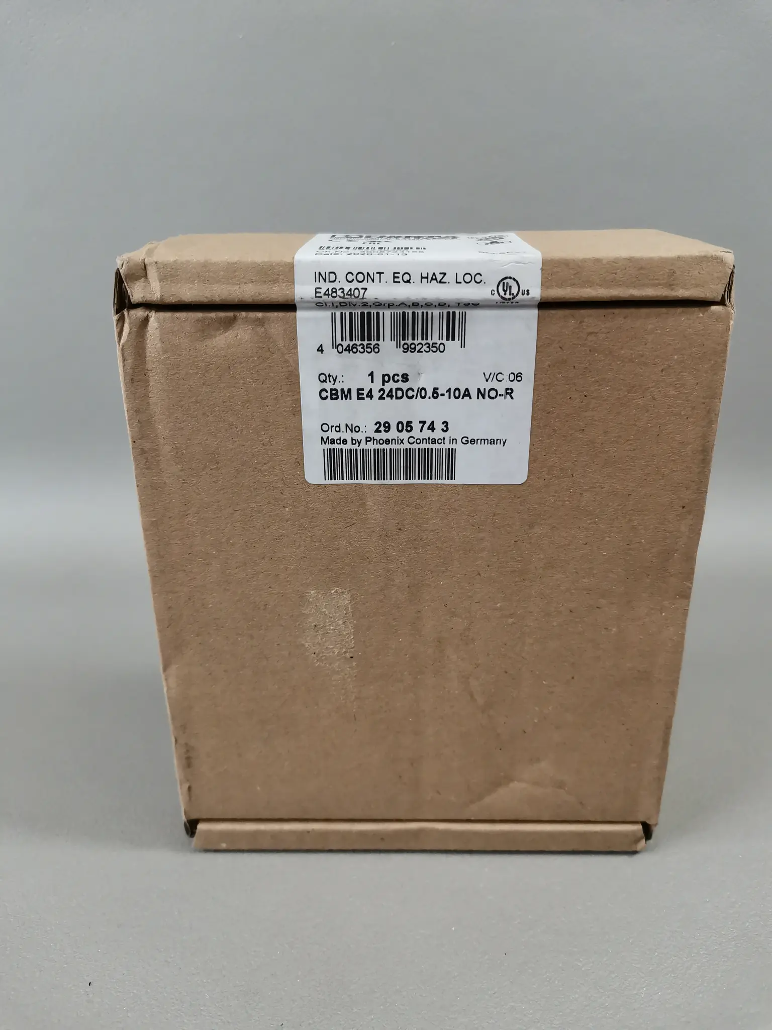 Produktfoto 1 von Phoenix Contact 2905743 CBM E4 24DC/0.5-10A NO-R NEU in OVP versiegelt