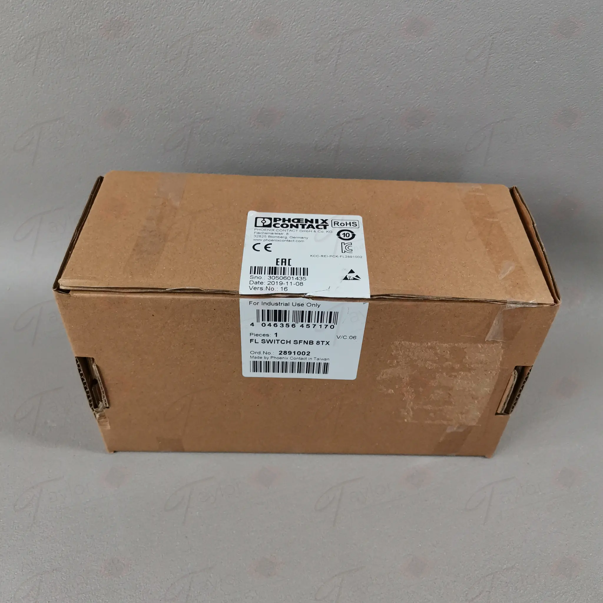 Produktfoto 1 von Phoenix Contact 2891002 NEU Siegel offen