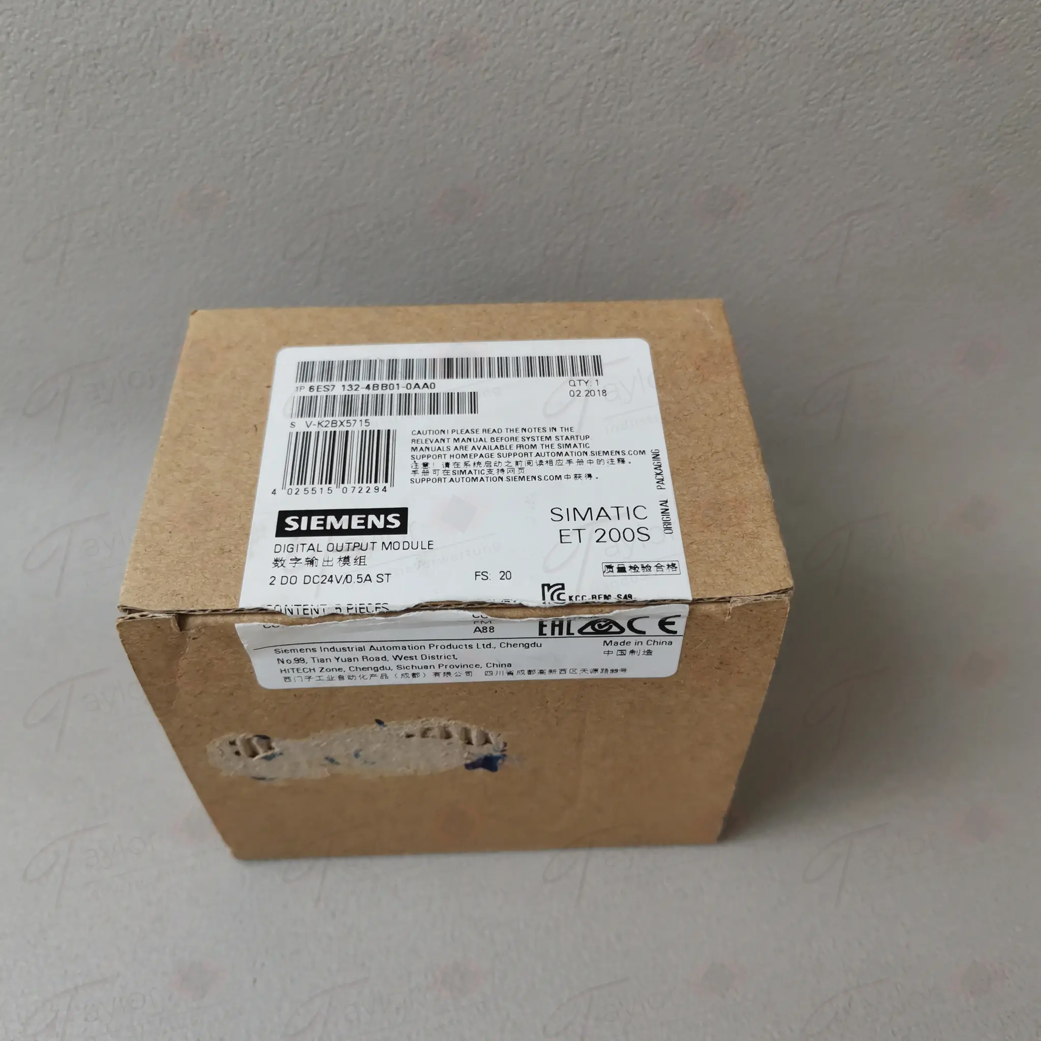 Produktfoto 1 von Siemens 6ES7132-4BB01-0AA0 / 6ES7 132-4BB01-0AA0 5er Pack NEU OVP Siegel offen