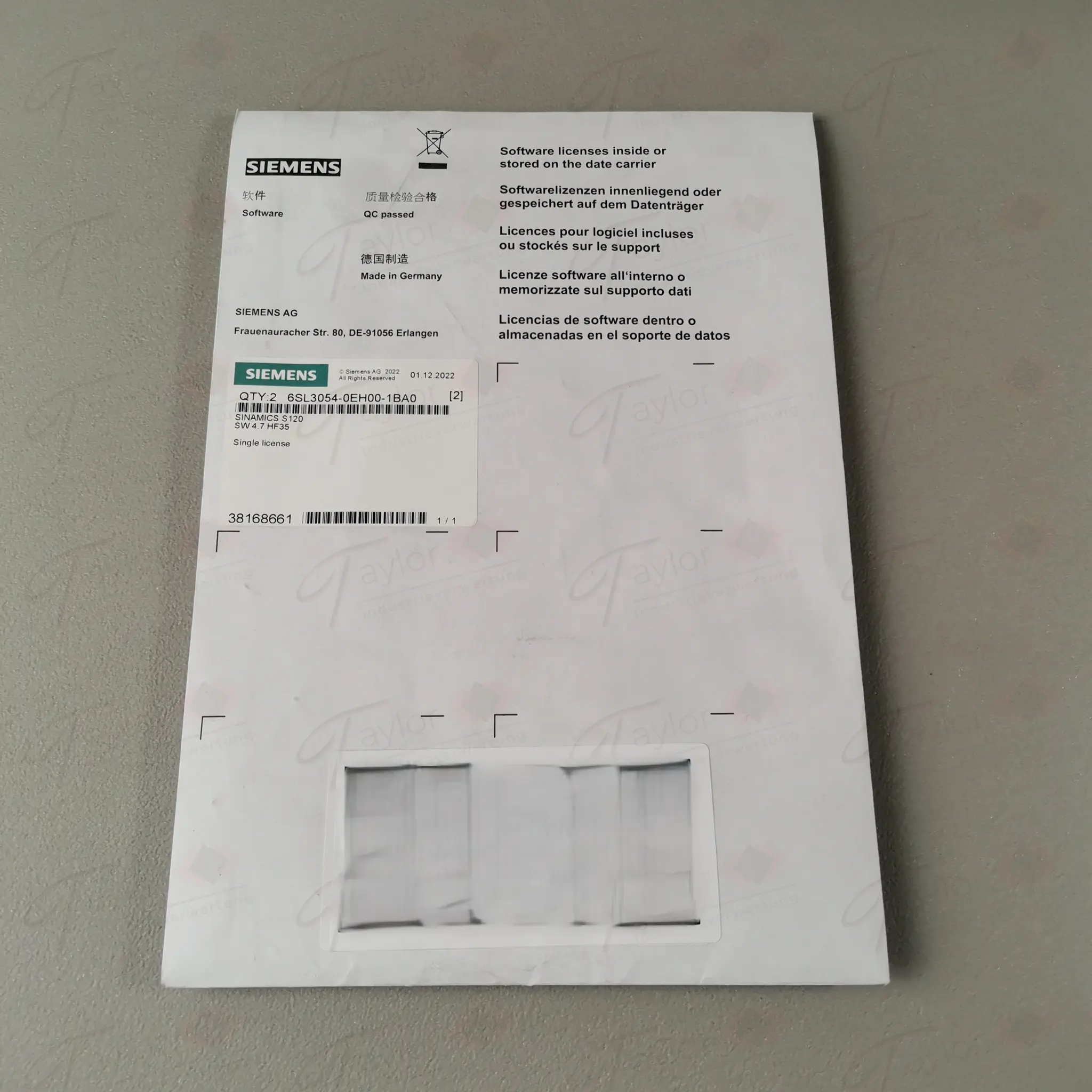 Produktfoto 1 von Siemens 6SL3054-0EH00-1BA0 / 6SL3 054-0EH00-1BA0 NEU OVP versiegelt