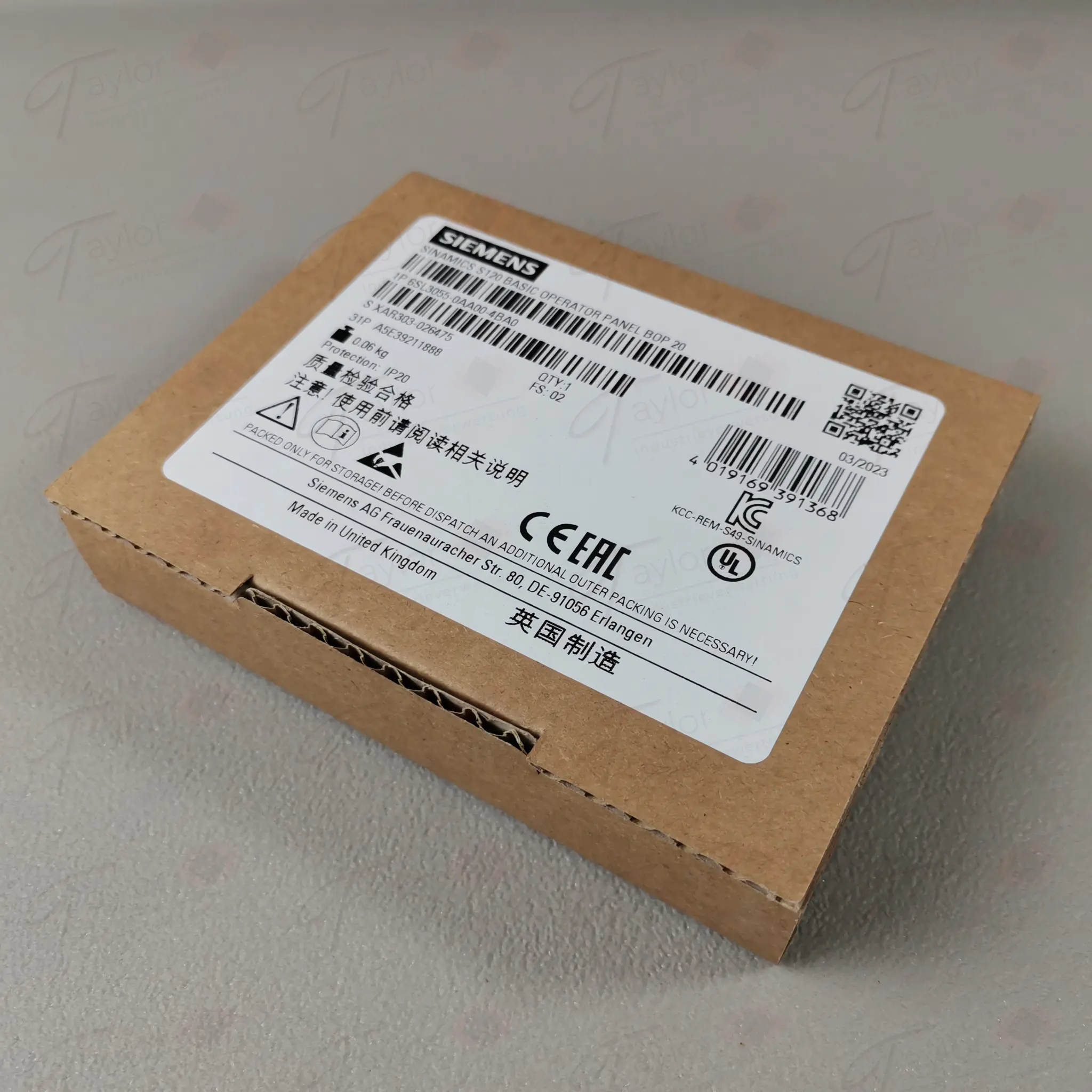 Produktfoto 1 von Siemens 6SL3055-0AA00-4BA0 NEU OVP